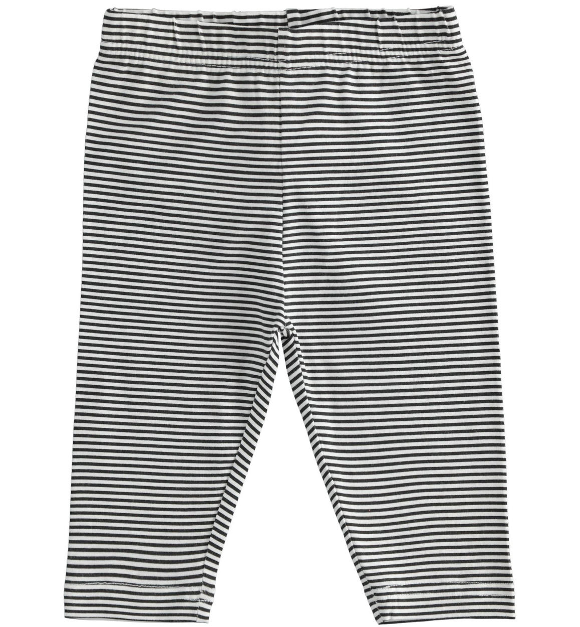 Leggings bambina modello pescatora diverse fantasie BIANCO iDO
