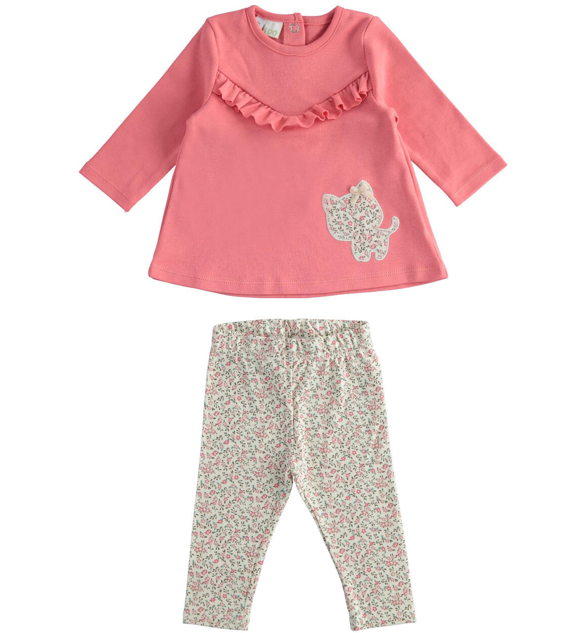 Completo leggings e maglia bimba ROSA iDO