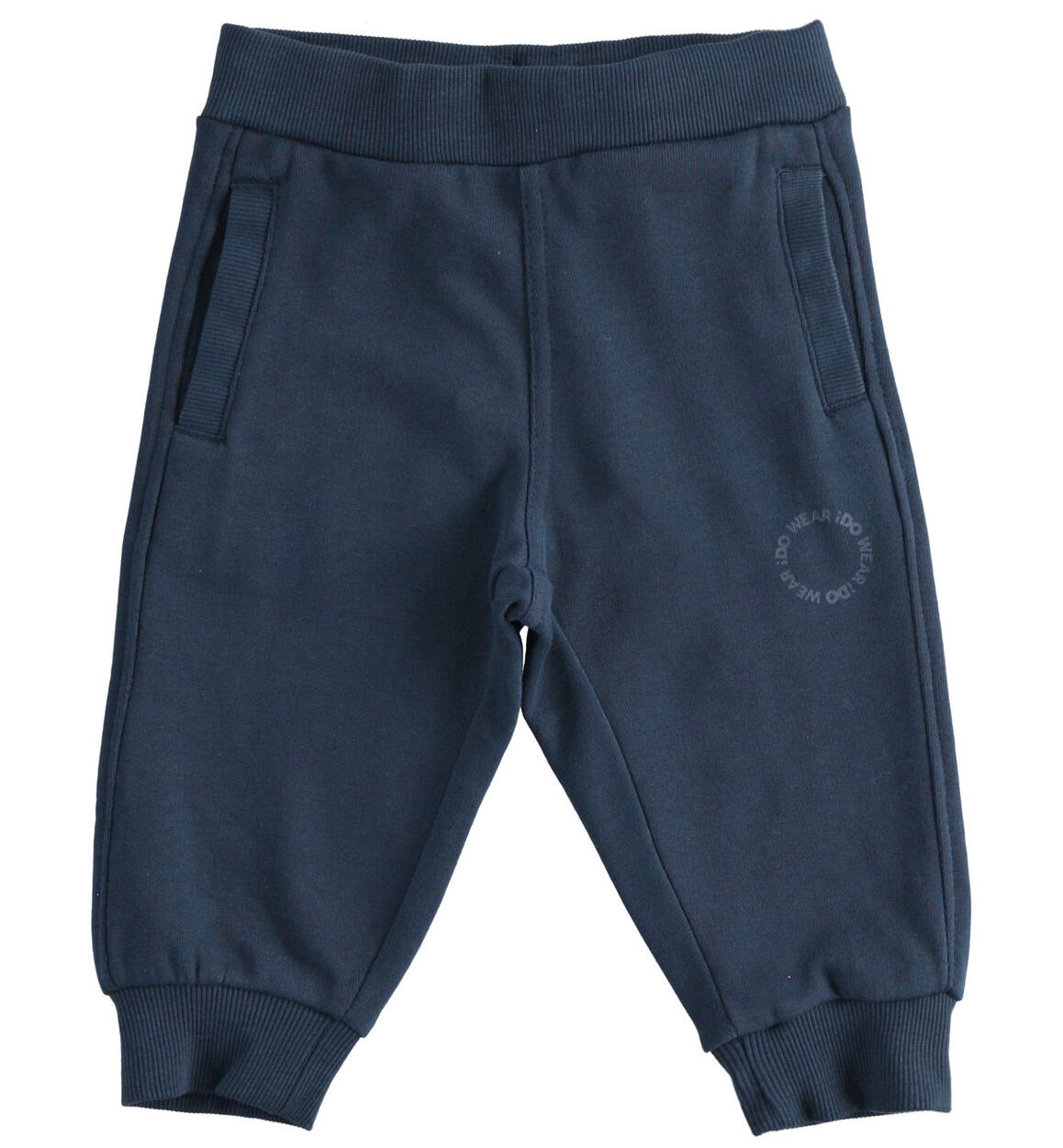 Pantalone felpato bambino BLU iDO