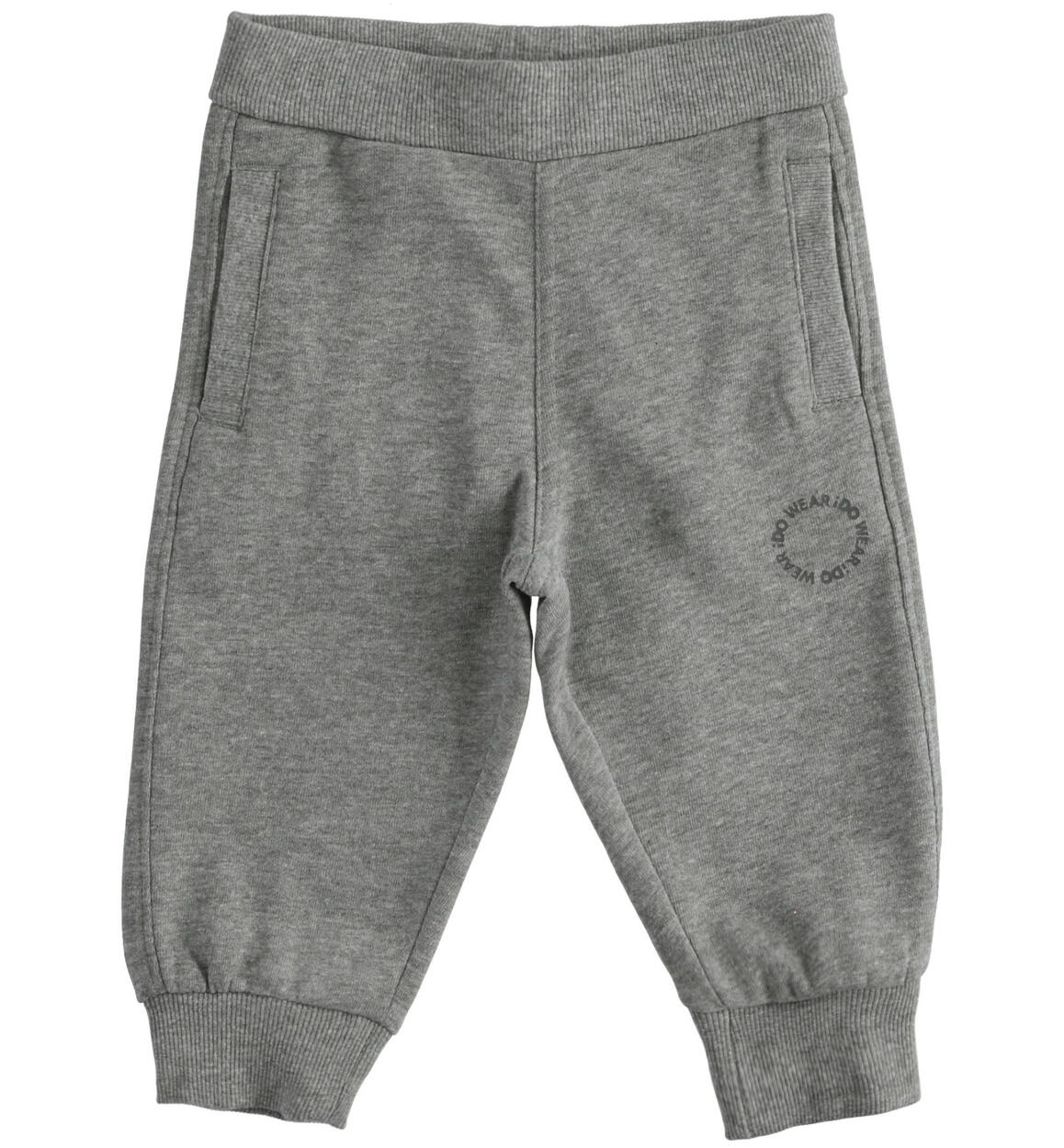 Pantalone felpato bambino GRIGIO iDO