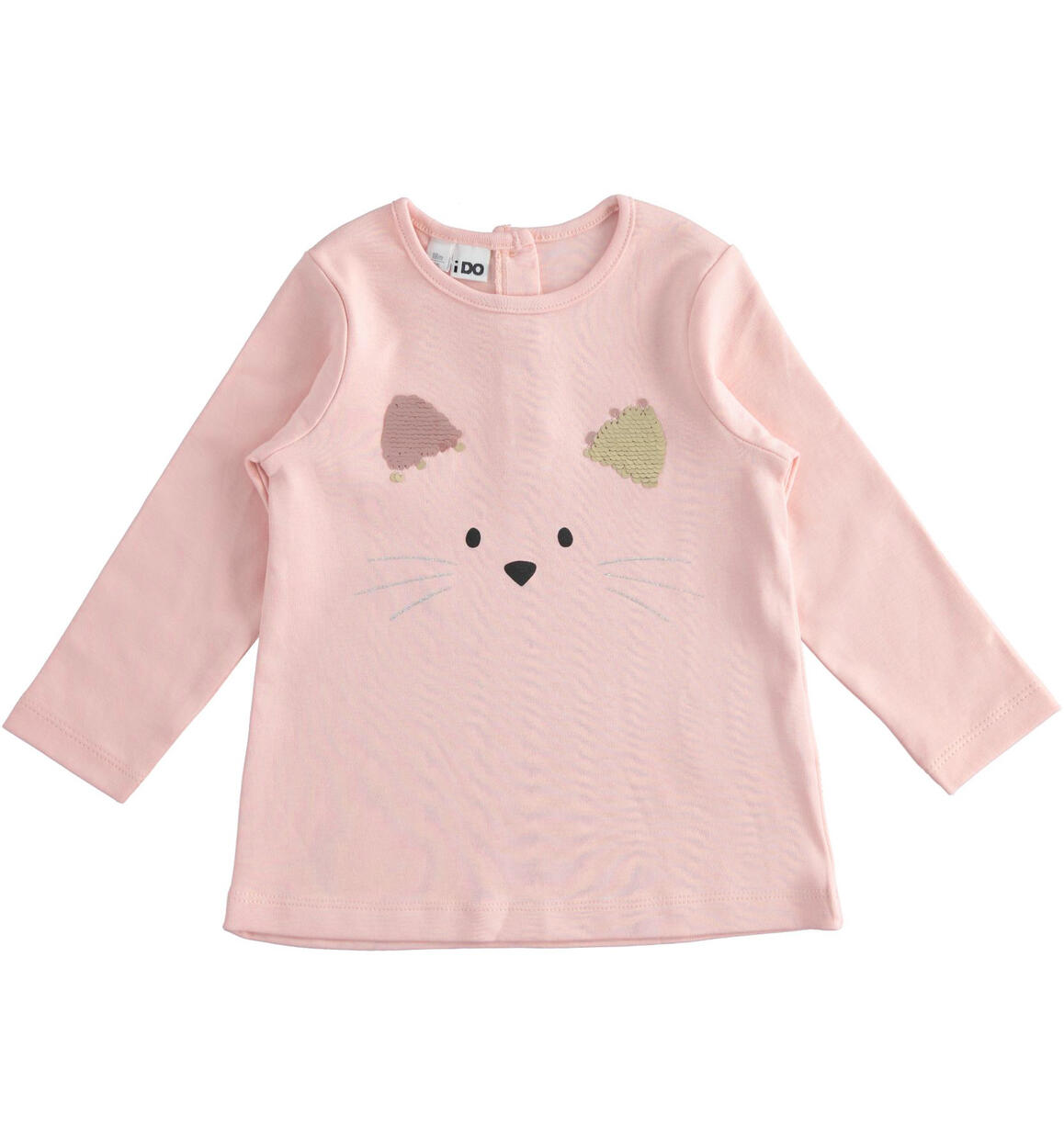 Girl¿s long sleeved T-shirt from 12 months to 8 years iDO PINK iDO