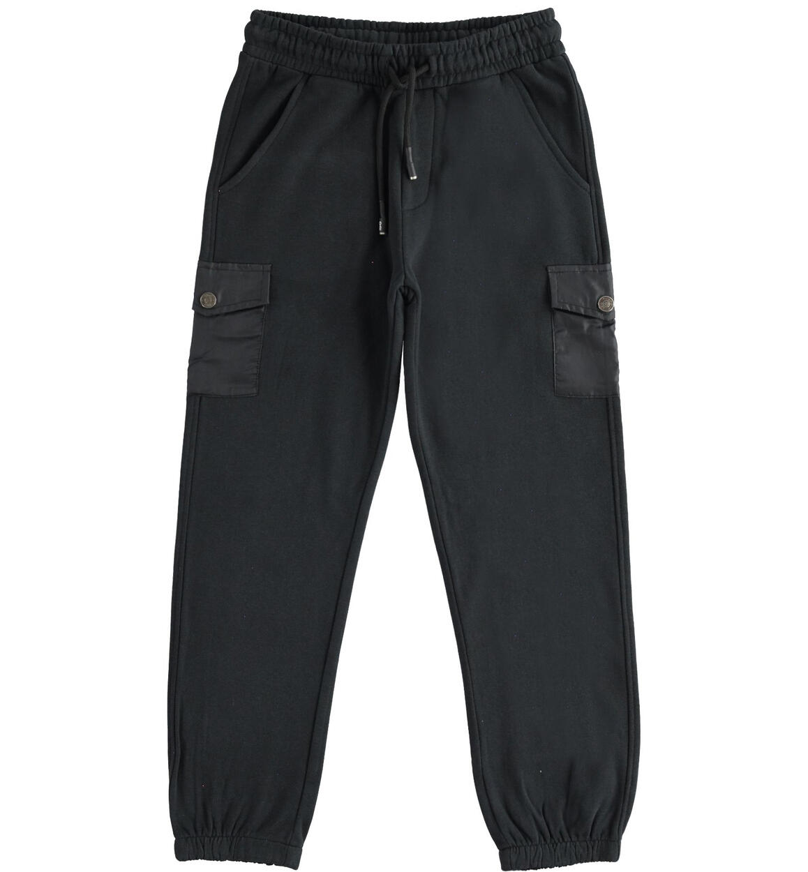 Pantaloni cargo ragazzo NERO iDO