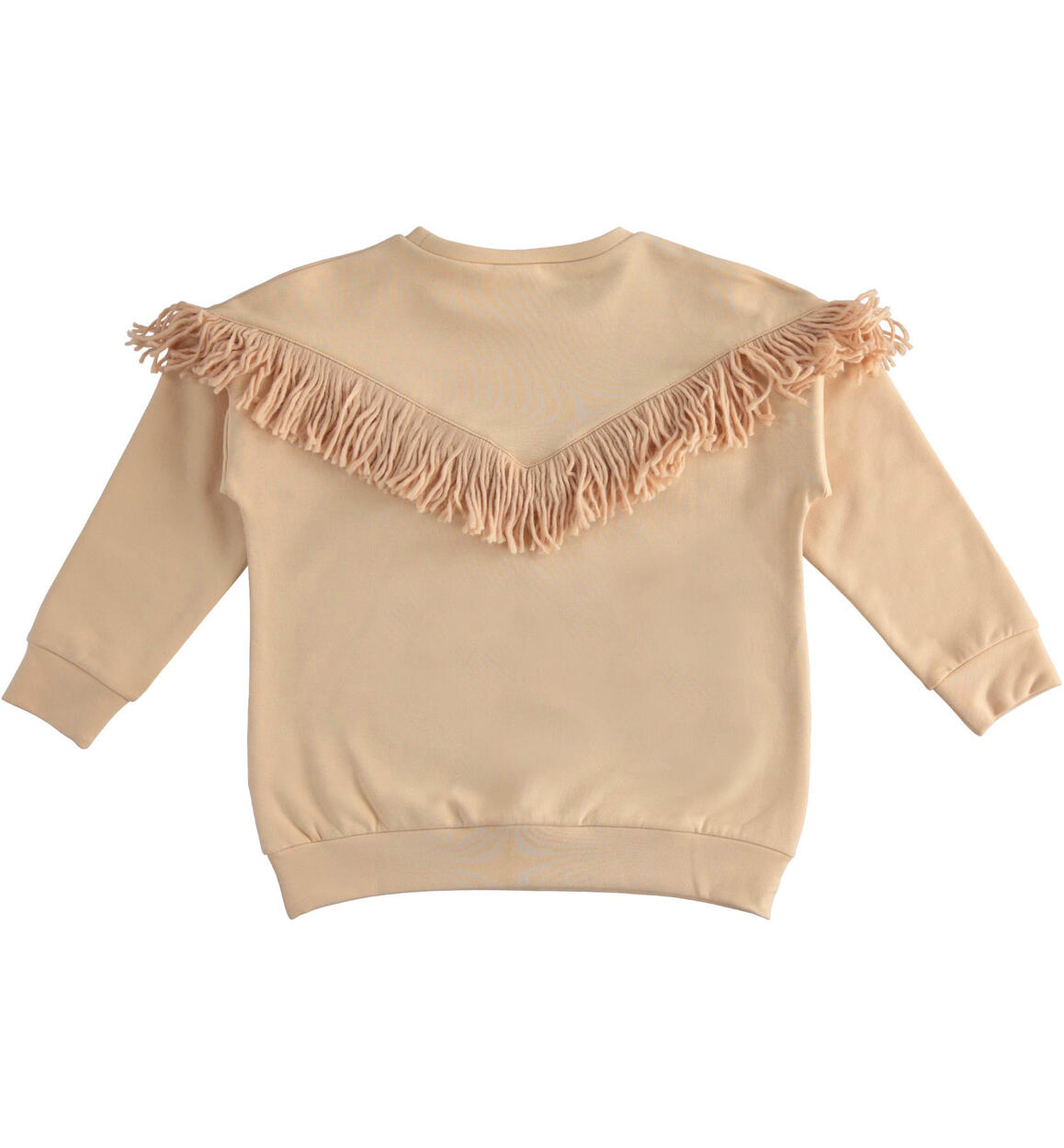 Felpa con shop frange