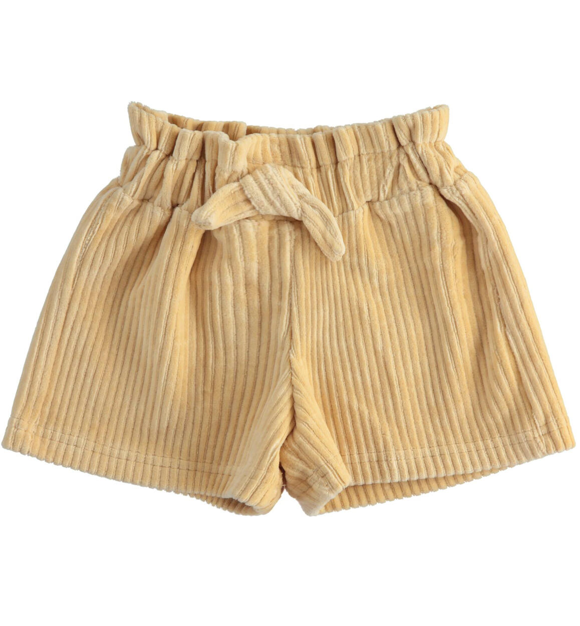 Pantaloni eleganti bambina in ciniglia BEIGE iDO