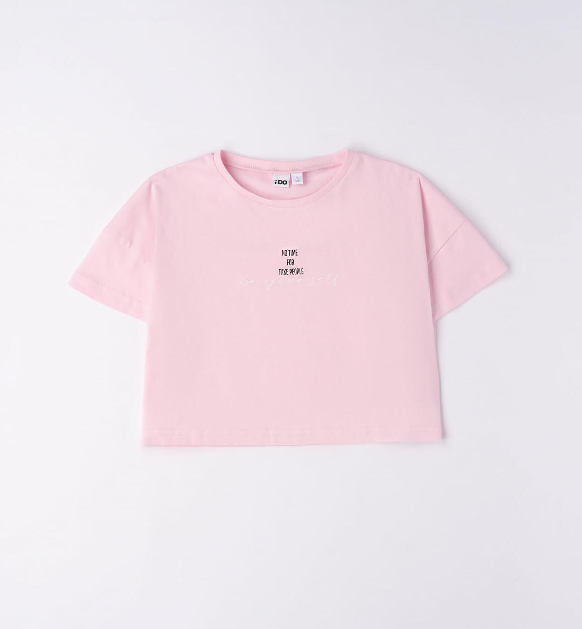 T-shirt rosa ragazza ROSA iDO
