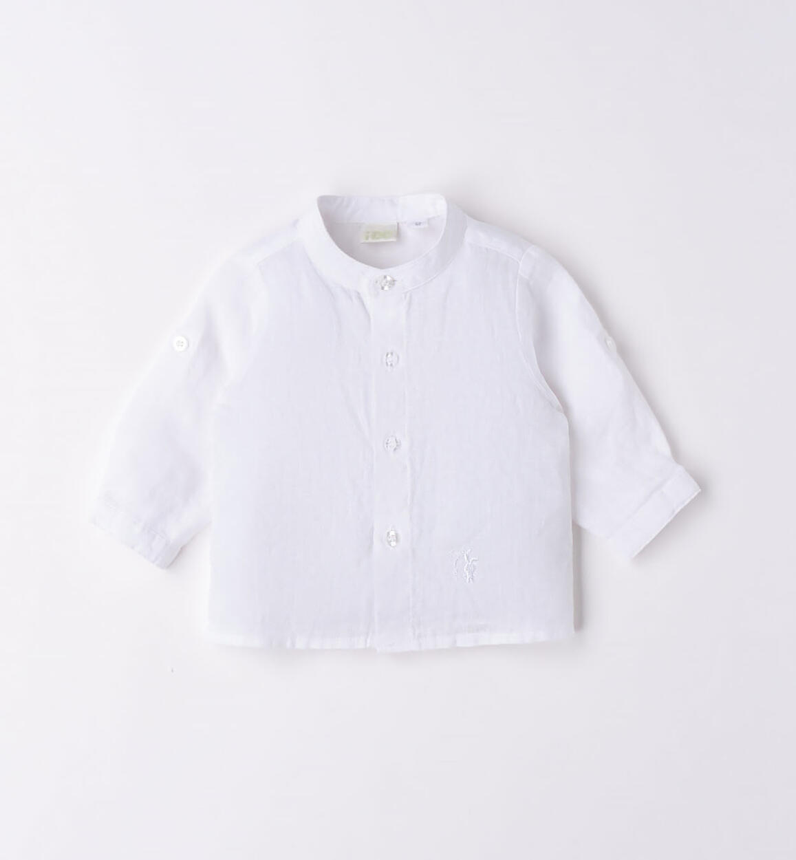 Camicia coreana neonato BIANCO iDO