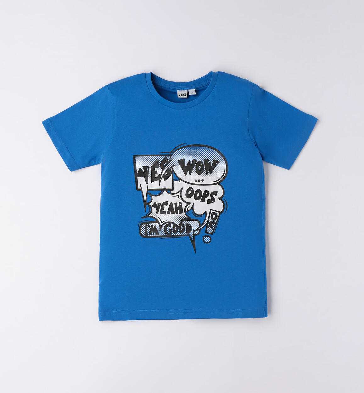 T-shirt colorate per ragazzo BLU iDO