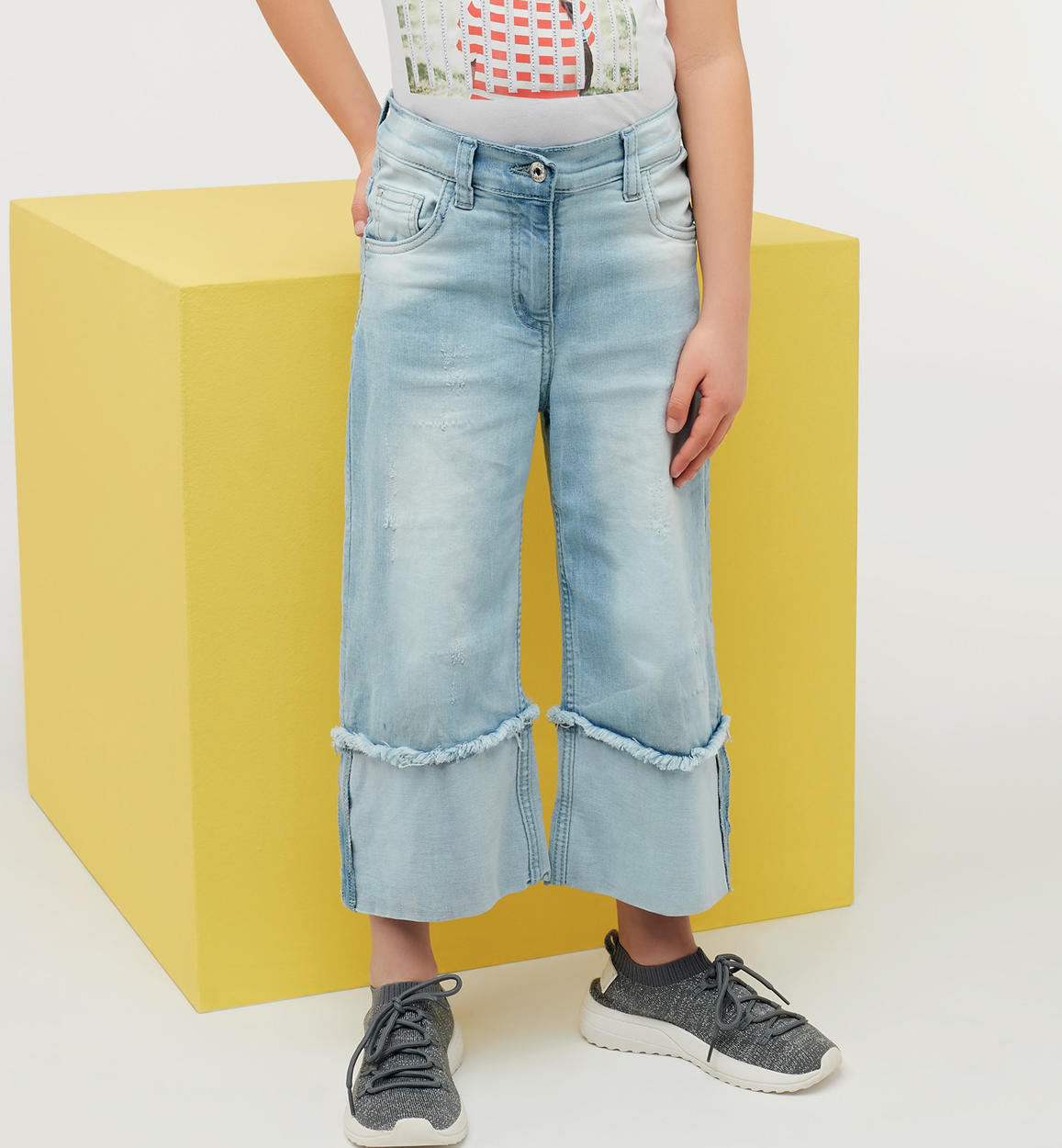 Acquisto \u003ejeans palazzo bambina Grande vendita - OFF 77%