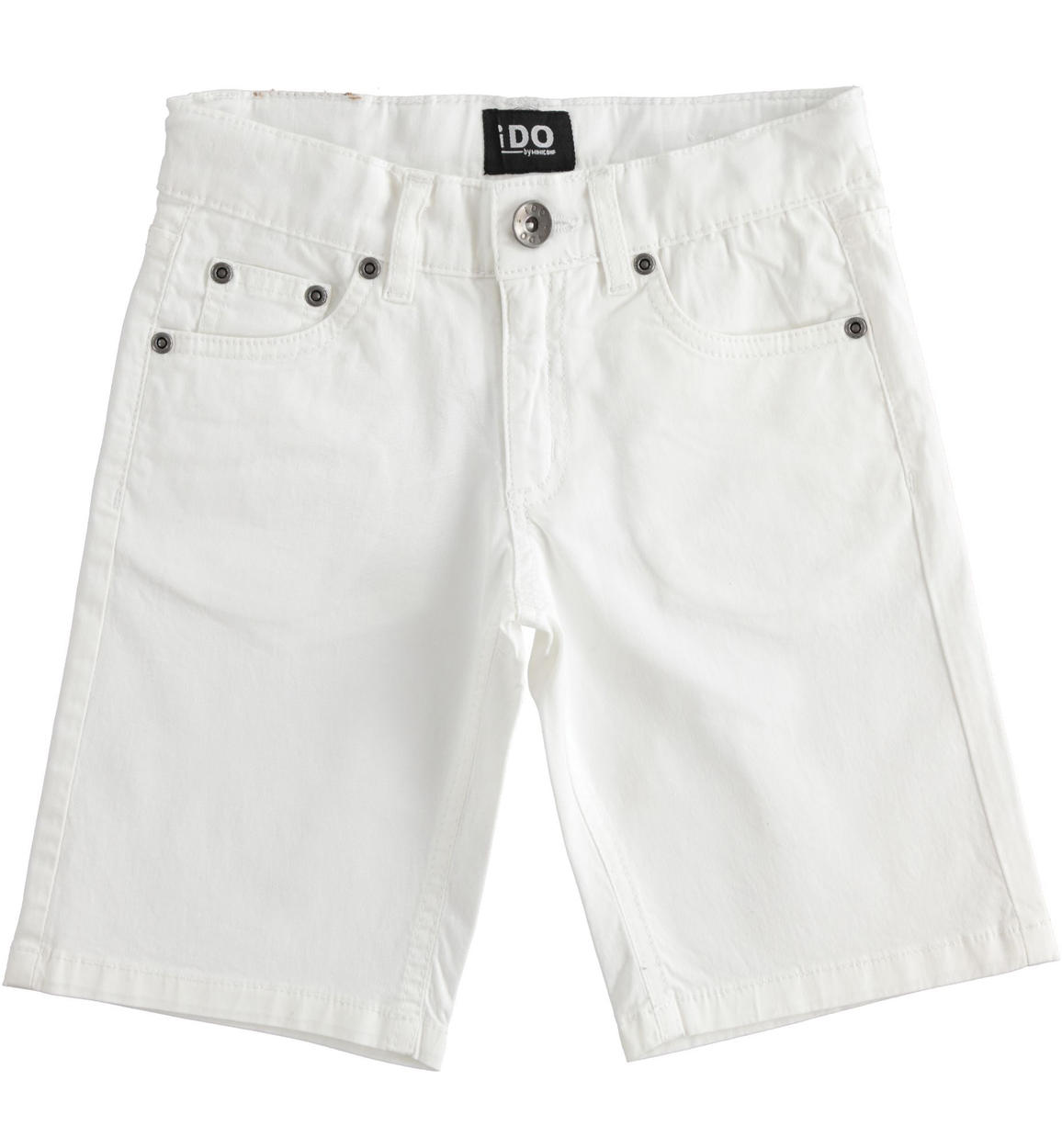 Pantalone corto in twill stretch per bambino da 6 a 16 anni iDO - PANTALONI  - Bambino - iDO