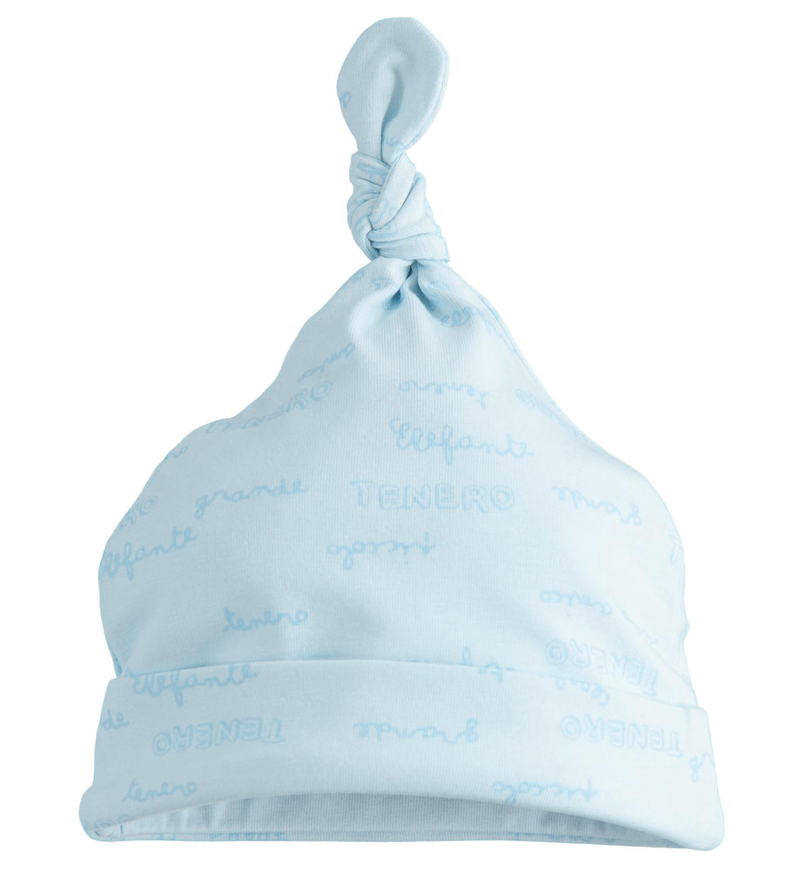 Cappellino modello cuffia in jersey stretch per neonato da 0 a 18 mesi iDO  - Miniconf Shop