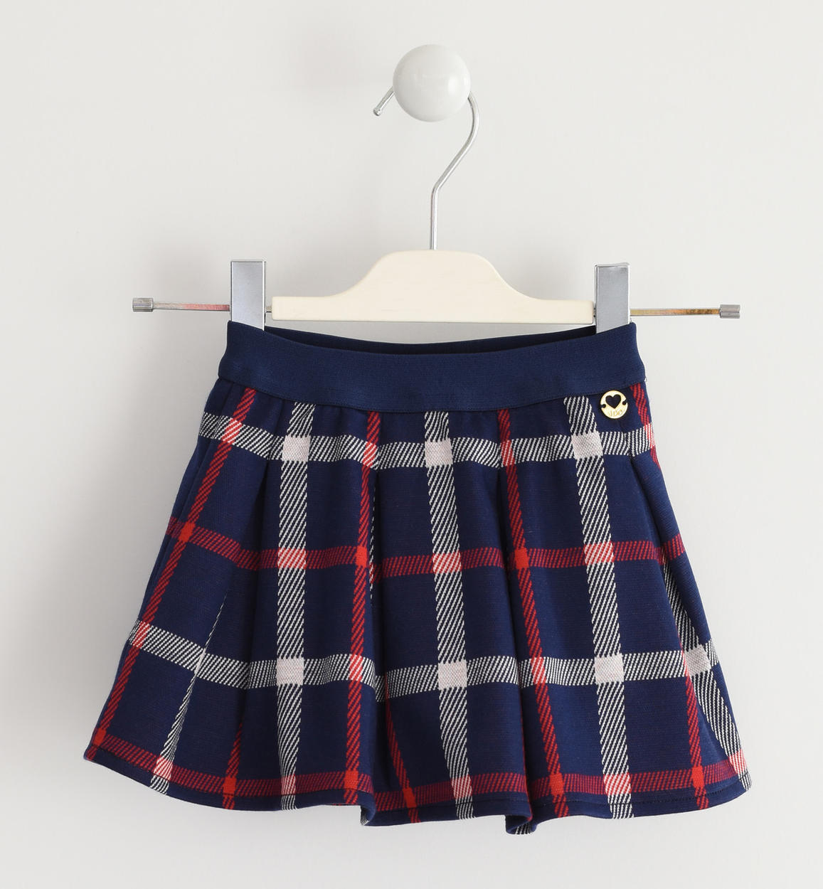 Gonna in punto milano stampato quadri effetto tartan per bambina da 6 mesi  a 7 anni iDO - GONNE - 0-18 Mesi - Bambina