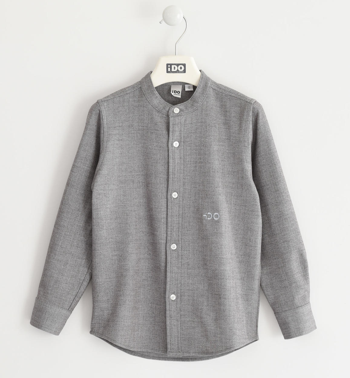 Maglietta Collo Alto Bambini In Cotone - T-Shirt Manica Lunga Morbida Per Tutti I Giorni