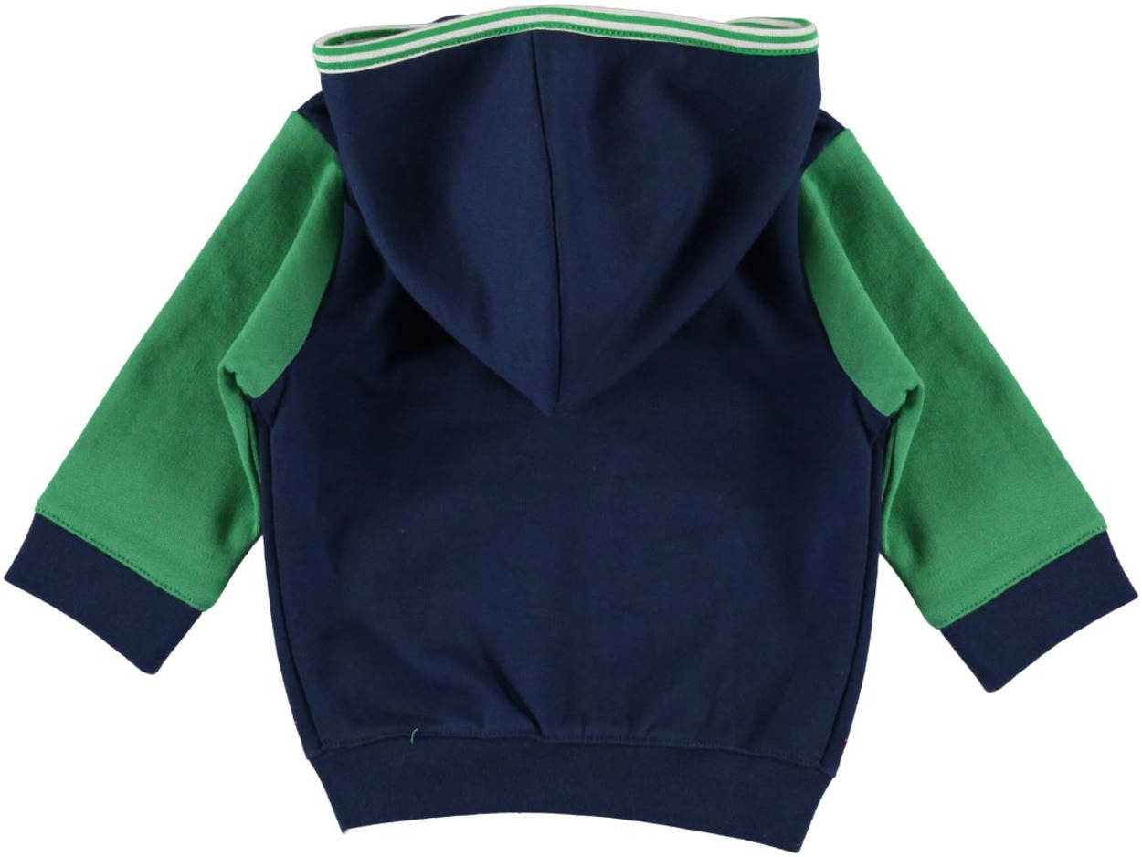Felpa a manica lunga con cappuccio bicolore per bambino da 0 a 18 mesi iDO  - Miniconf Shop