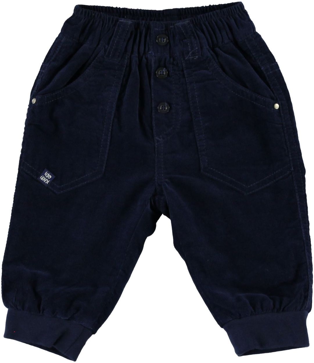 Pantaloni in velluto blu navy per bambino da 0 a 18 mesi iDO - Miniconf Shop