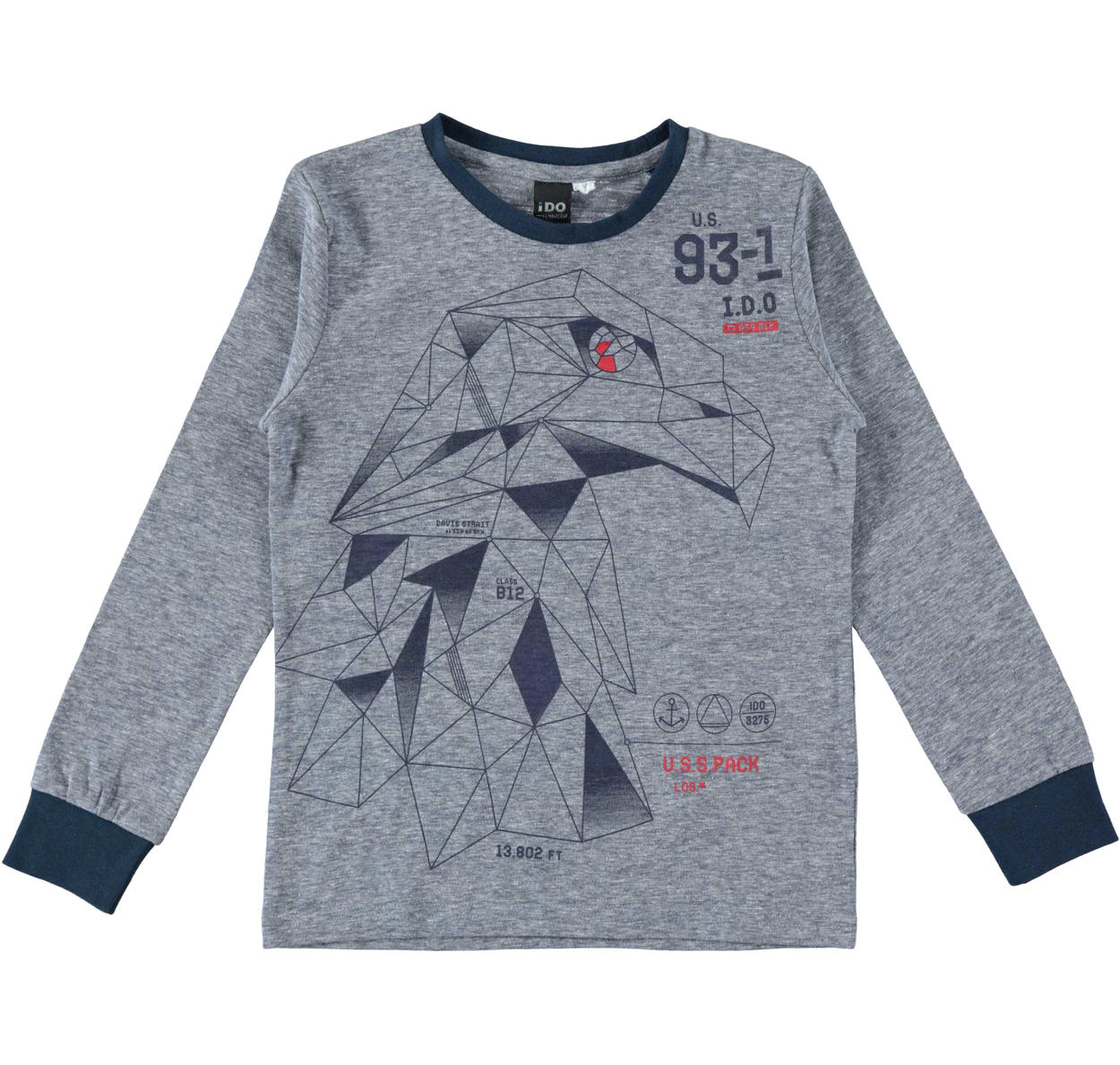 maglietta con aquila