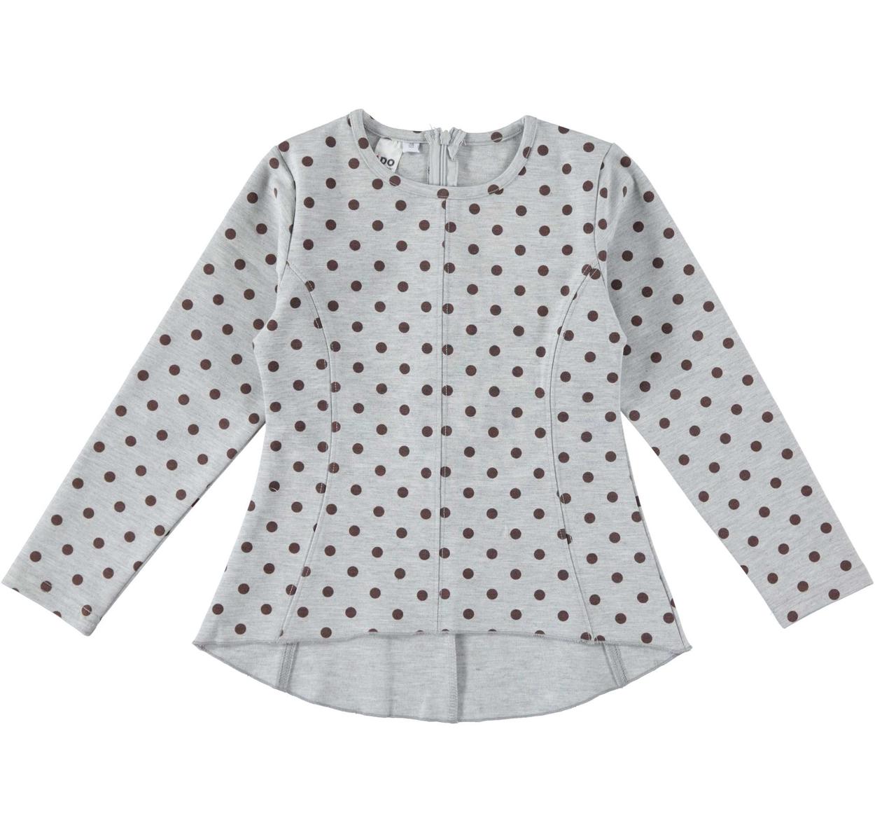 maglia manica lunga marrone bambino