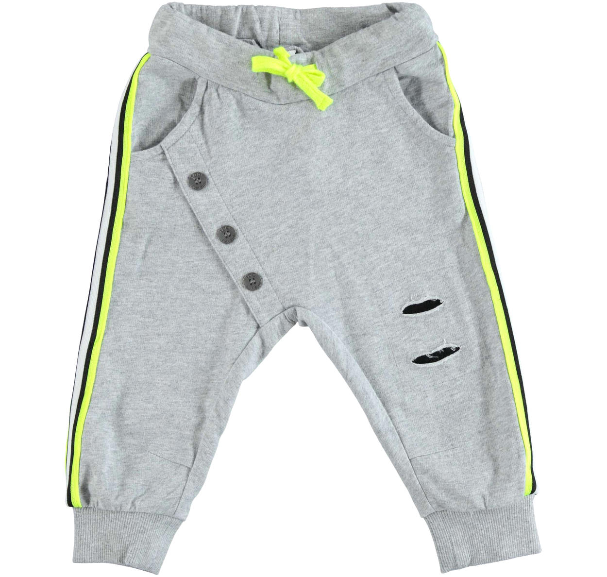 Pantalone cavallo calato in felpa non garzata per bambino da 6 mesi a 7  anni iDO - PANTALONI - Bambino - iDO