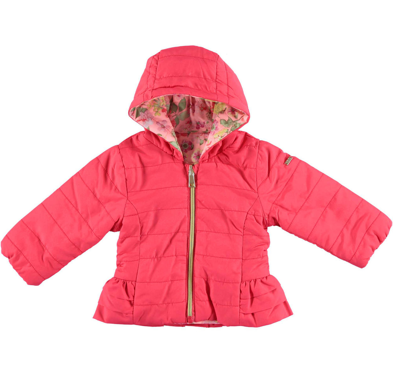 Giubbotto bambina Byblos argento reversibile