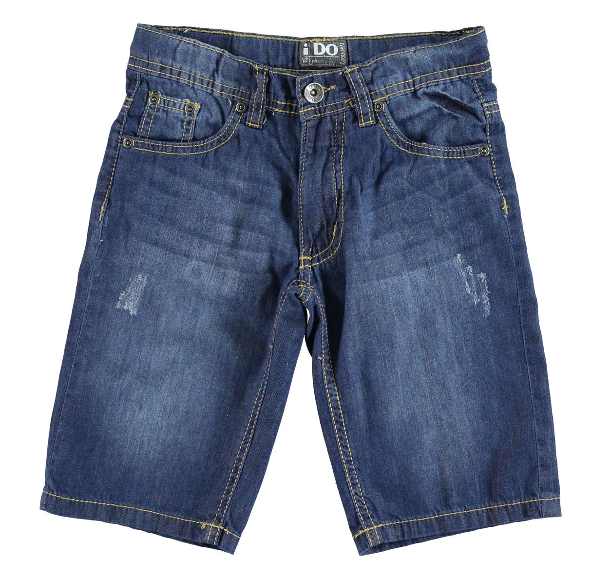 Salopette Denim Bambino - Pantaloni Con Bretelle Per Primavera/Autunno - Rosso E Blu - Foto 9