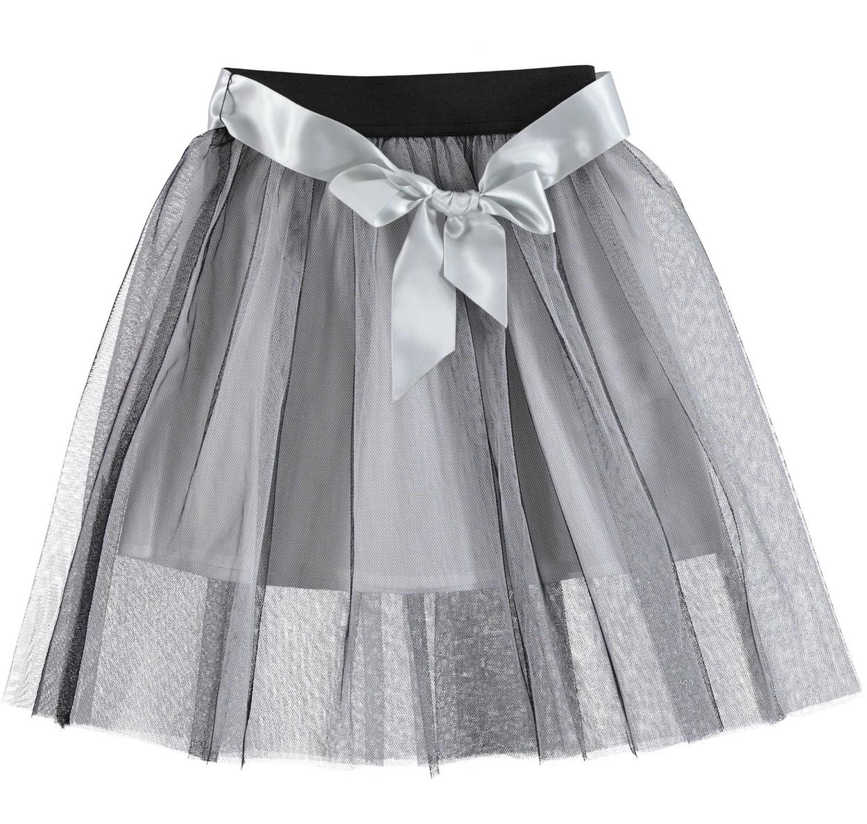 Elegante gonna in tulle sovrapposto per bambina da 6 a 16 anni iDO
