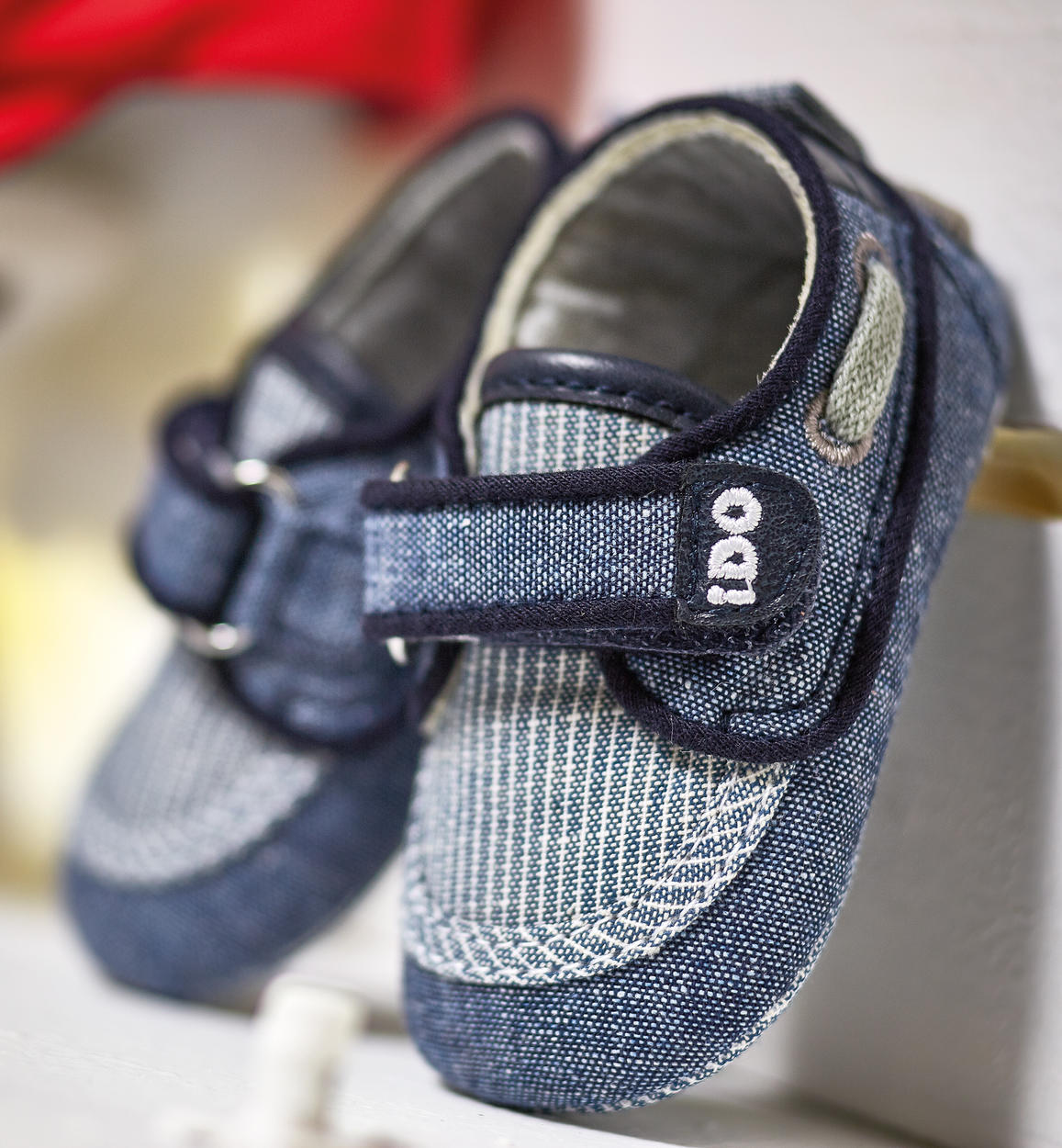 Scarpine in tessuto effetto denim per neonato da 0 a 18 mesi iDO -  Accessori - Bambino - iDO