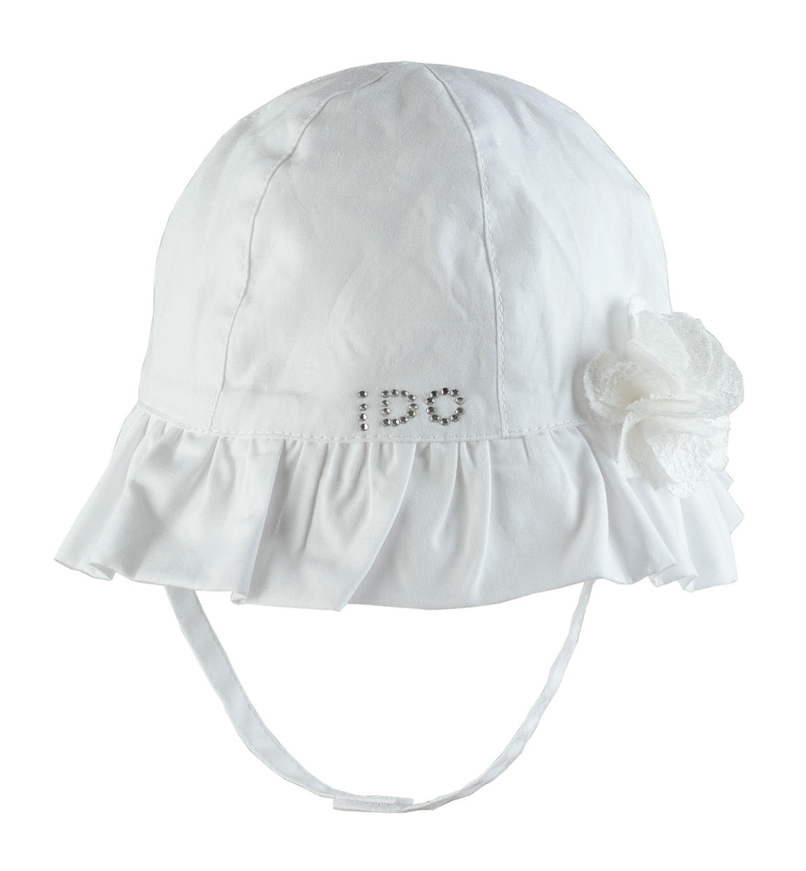 Cappellino bimba in popeline 100% cotone vestibilità da 0 a 18 mesi iDO -  Miniconf Shop