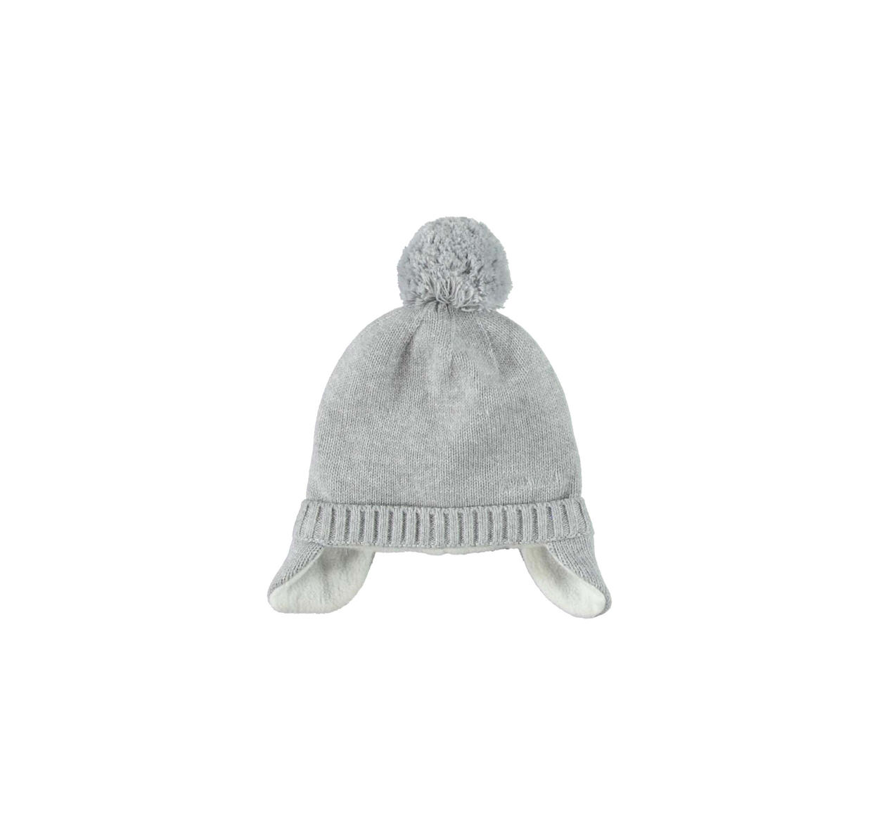 Cappellino misto cotone e lana con paraorecchie per neonato da 0 a 18 mesi  iDO - Miniconf Shop
