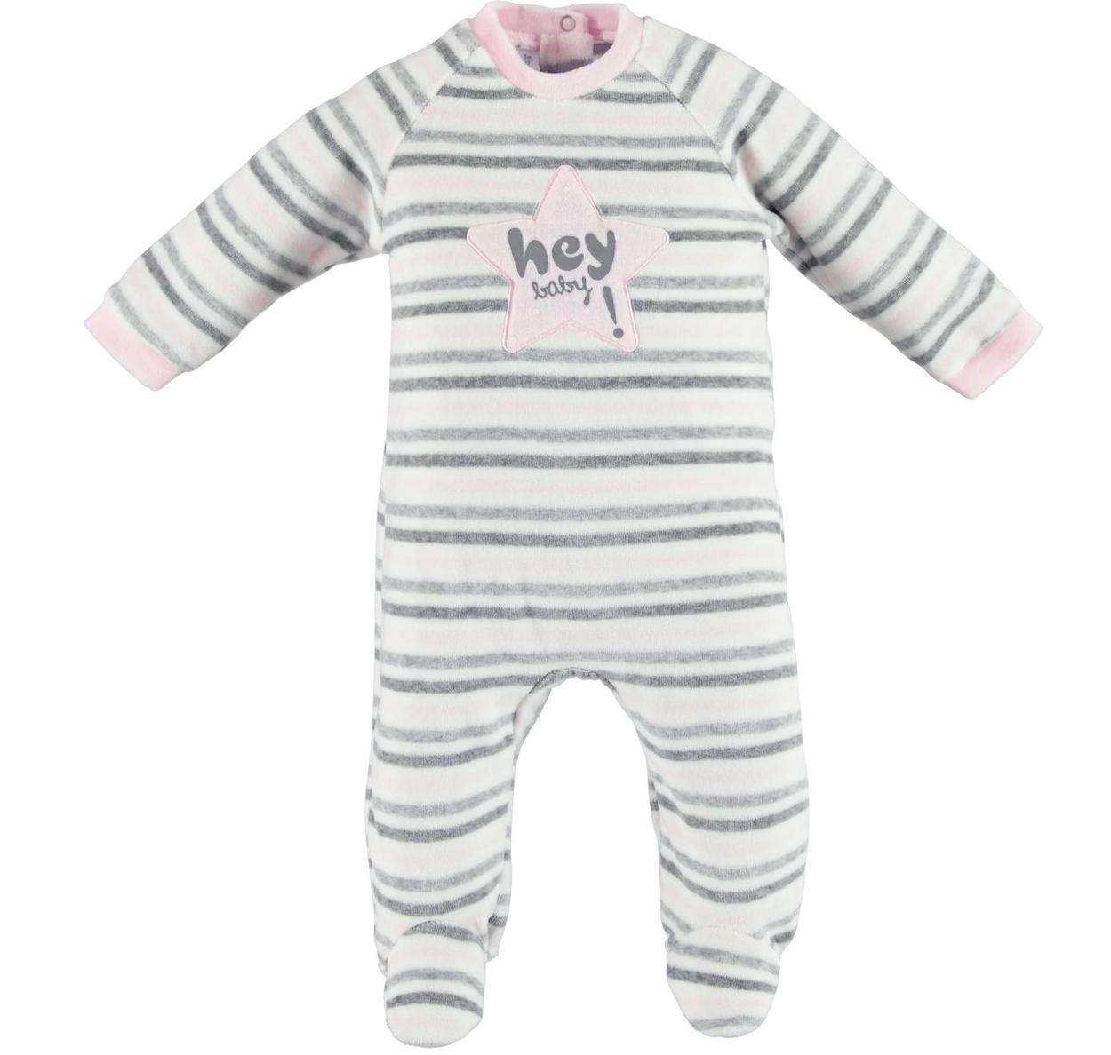 Tutina intera modello unisex con stellina per neonati da 0 a 18 mesi iDO -  Miniconf Shop