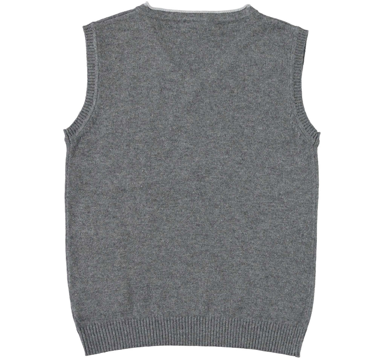 Gilet Maglina Bambino - Scollo A V, Senza Maniche, Cotone, Per Primavera E Autunno