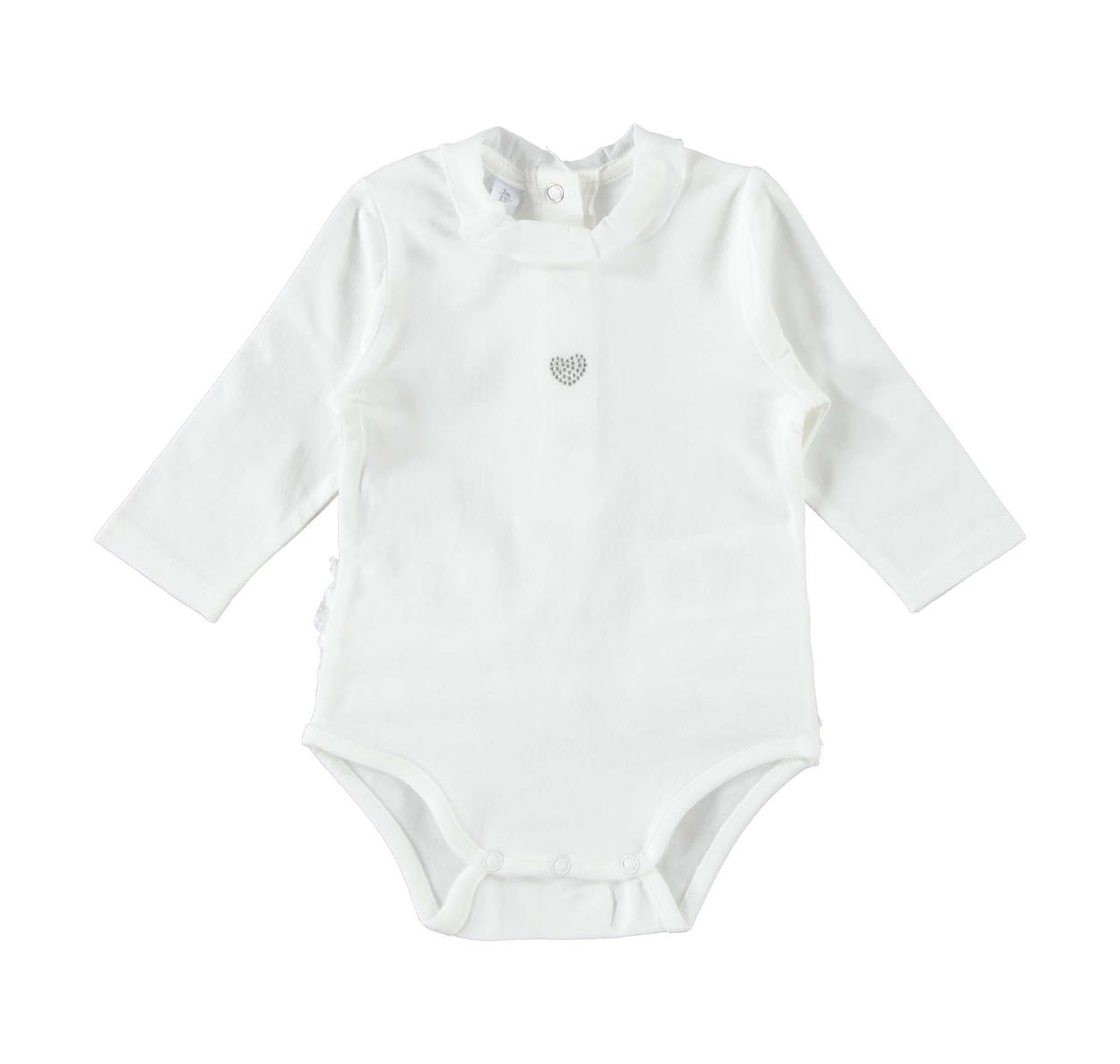 Elegante body con girocollo in chiffon per neonata da 0 a 18 mesi iDO -  Miniconf Shop