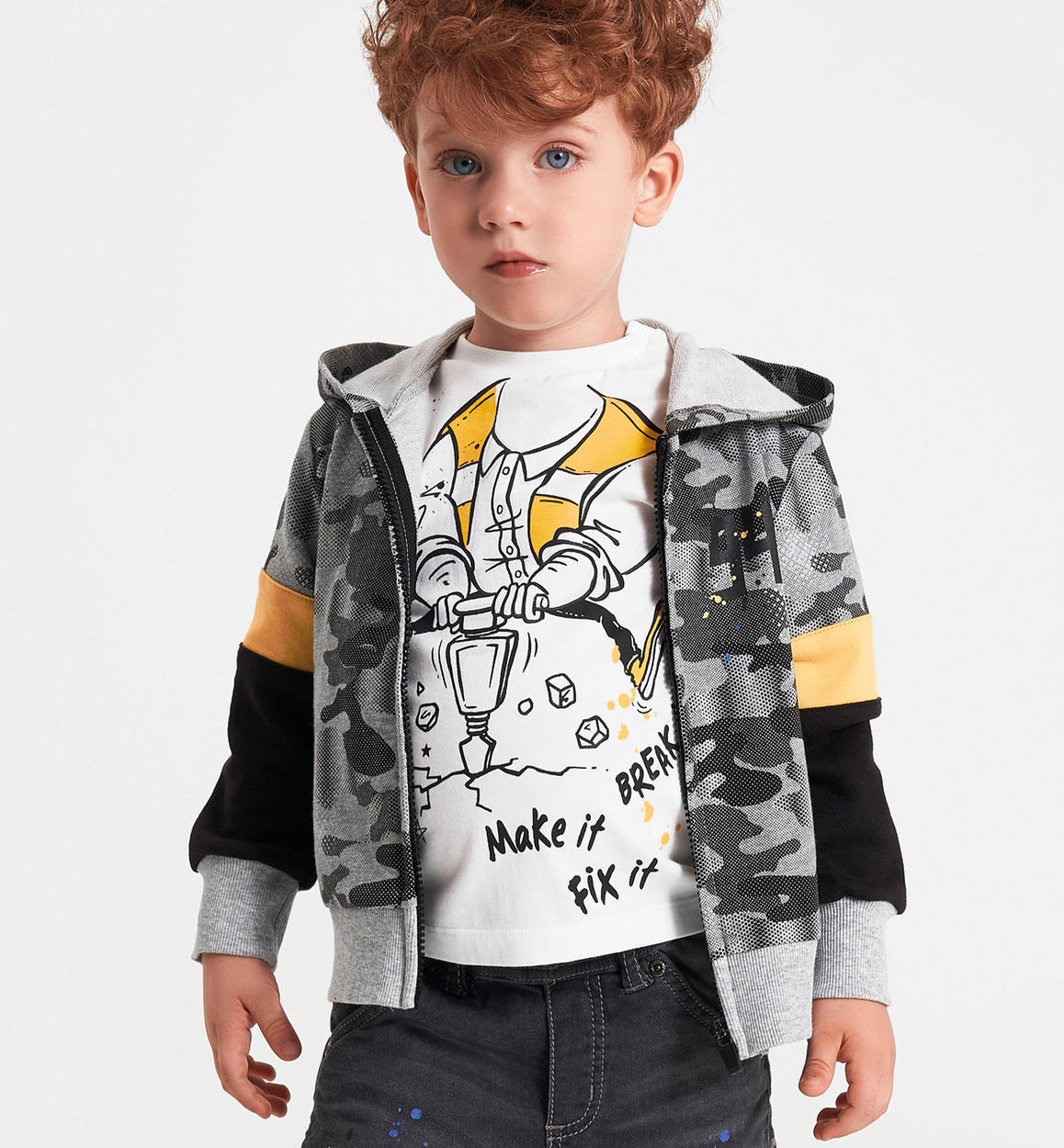 Felpa mimetica best sale bambino
