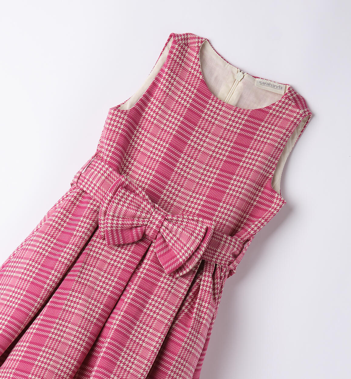 Abito bambina a quadri ROSA-2524 - 1440F34100