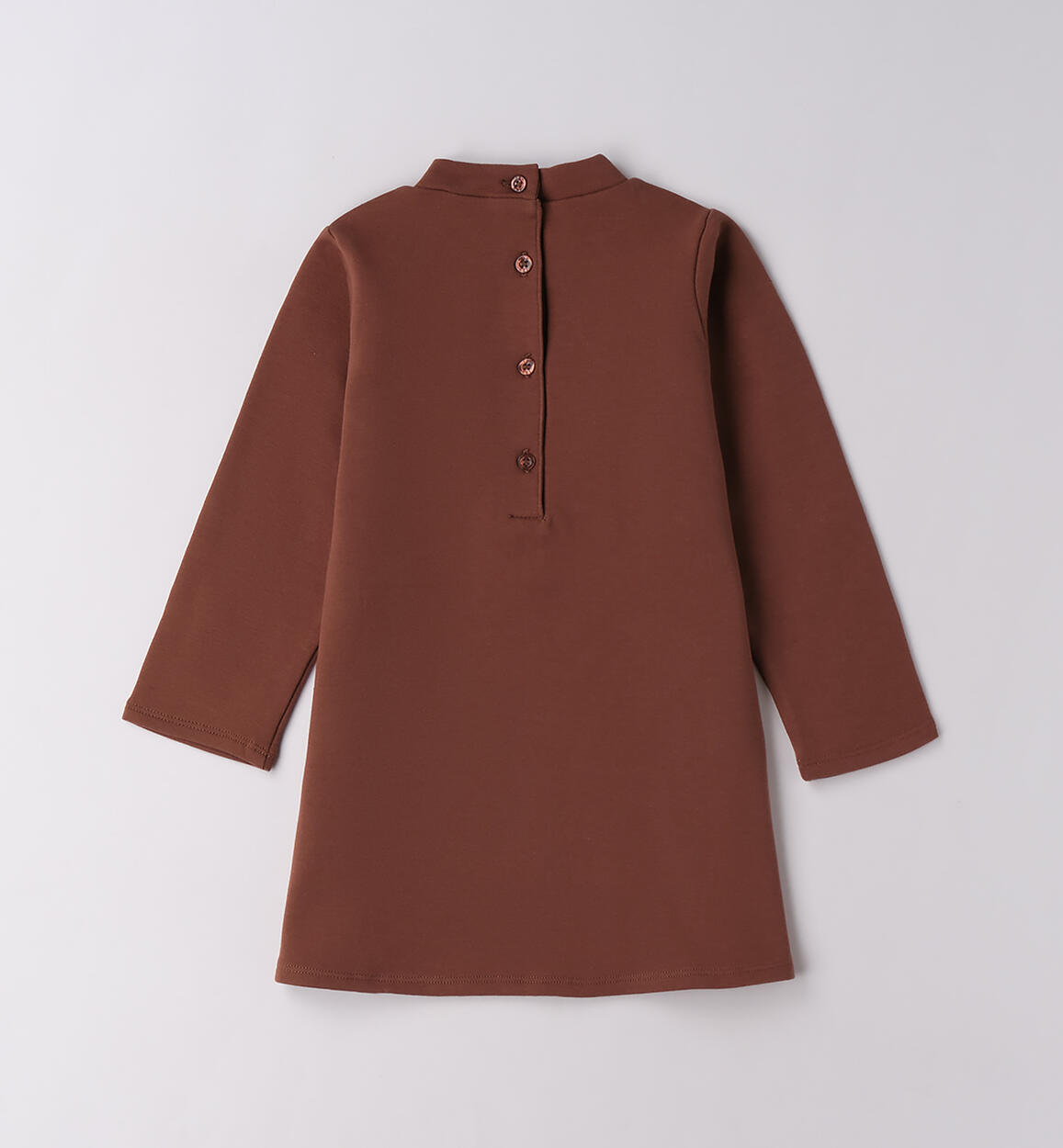 Abito bambina con orsetti MARRONE-0825 - 1444F37900