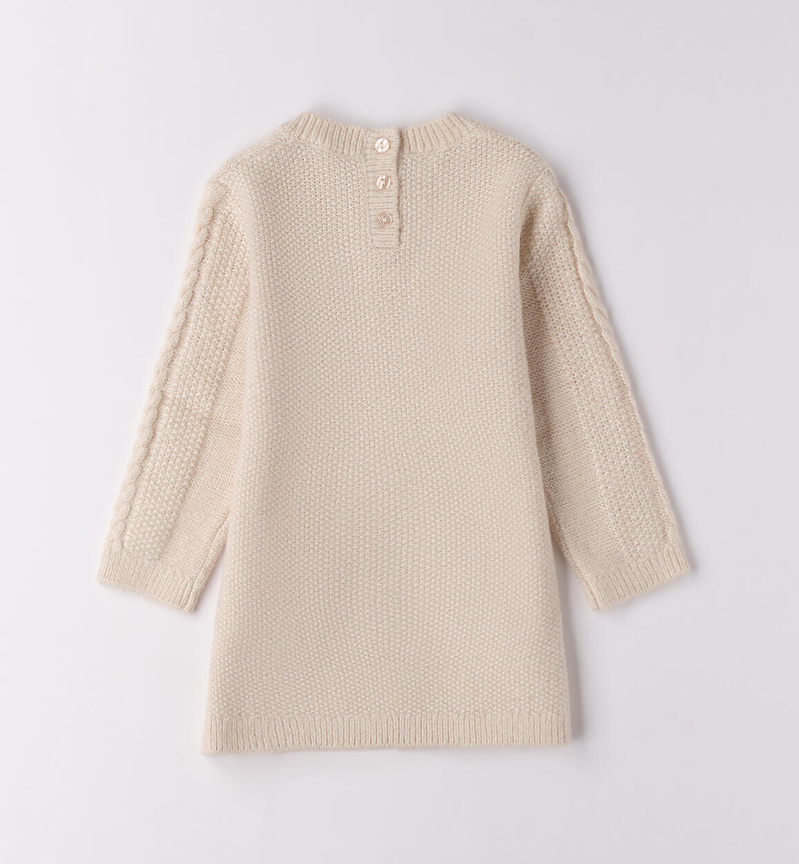 Abito bambina con trecce CRYSTAL GRAY-2911 - 1444F37600