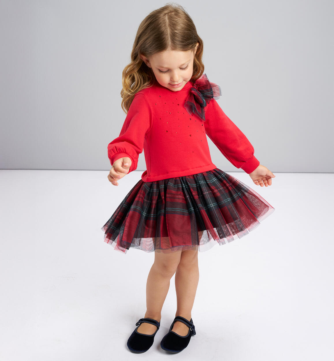 Abito bambina iDO ROSSO iDO