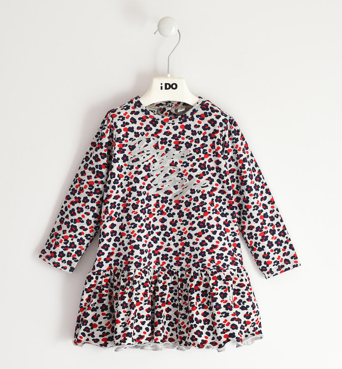 Little girls cotton dress from 9 months to 8 years iDO BLUE iDO