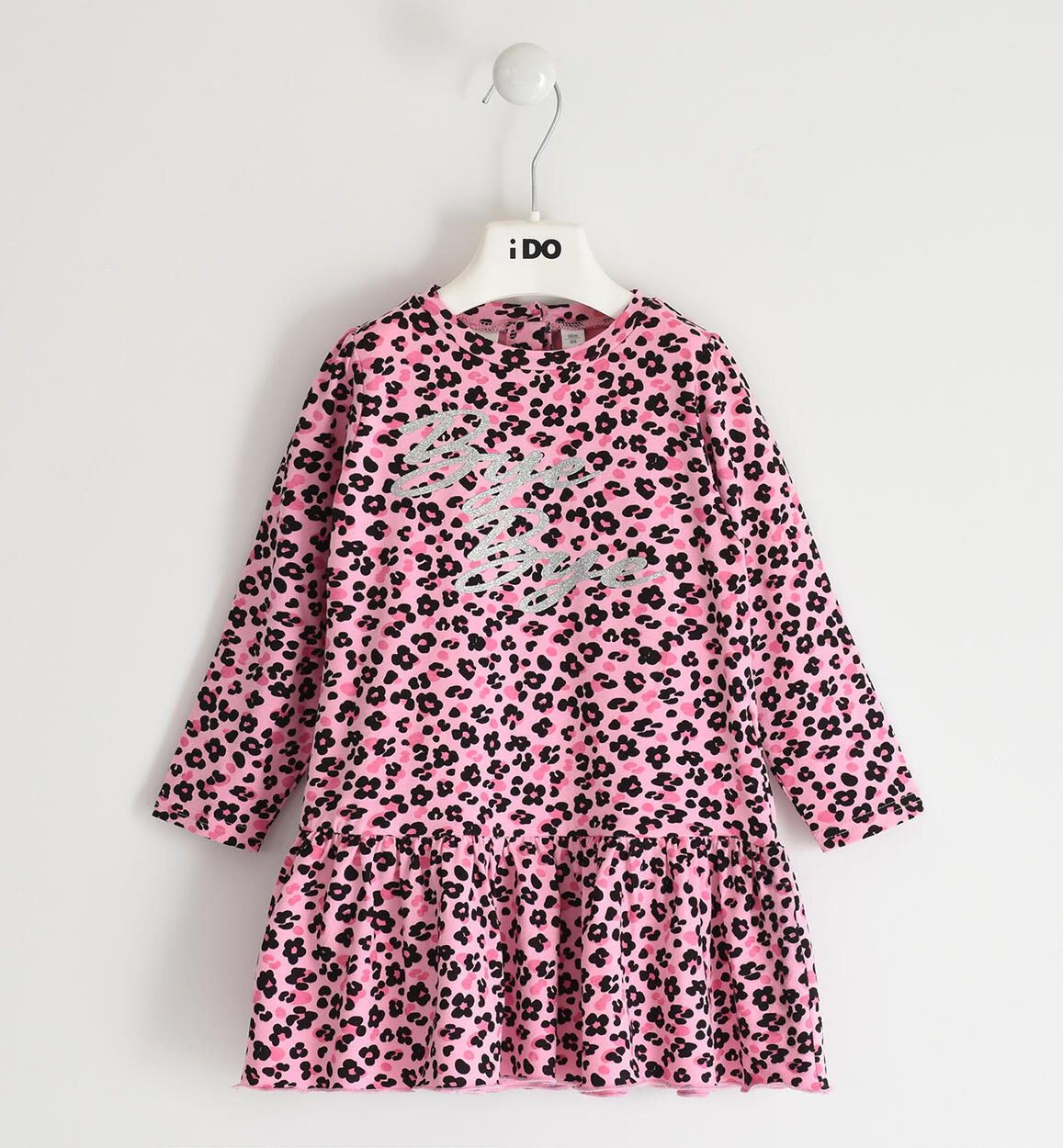 Little girls cotton dress from 9 months to 8 years iDO PINK iDO