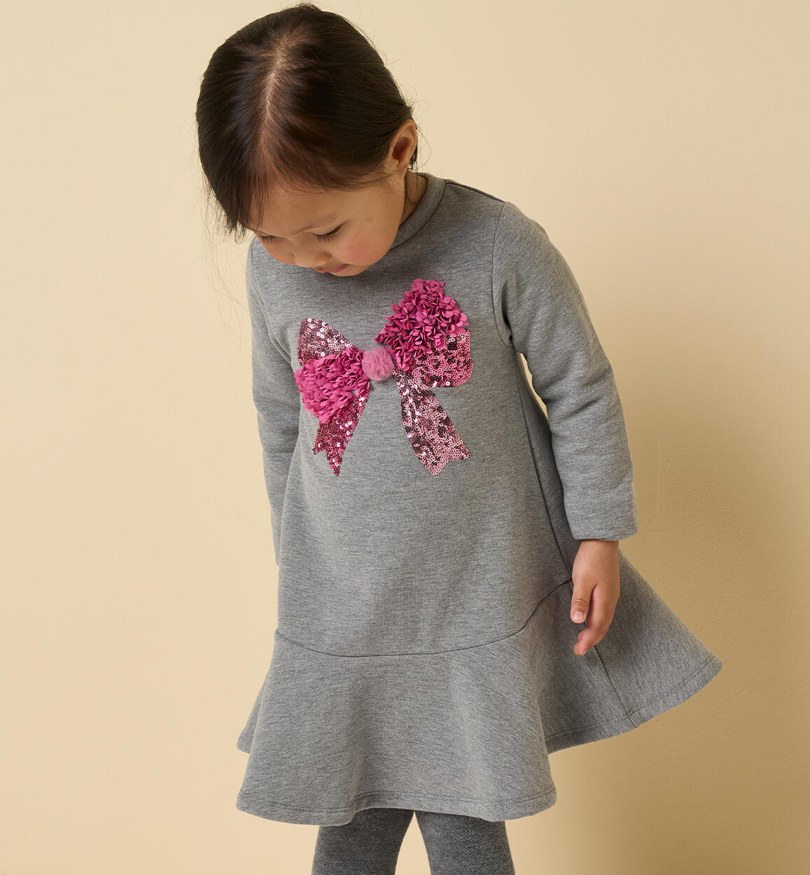 Abito bambina invernale GRIGIO iDO
