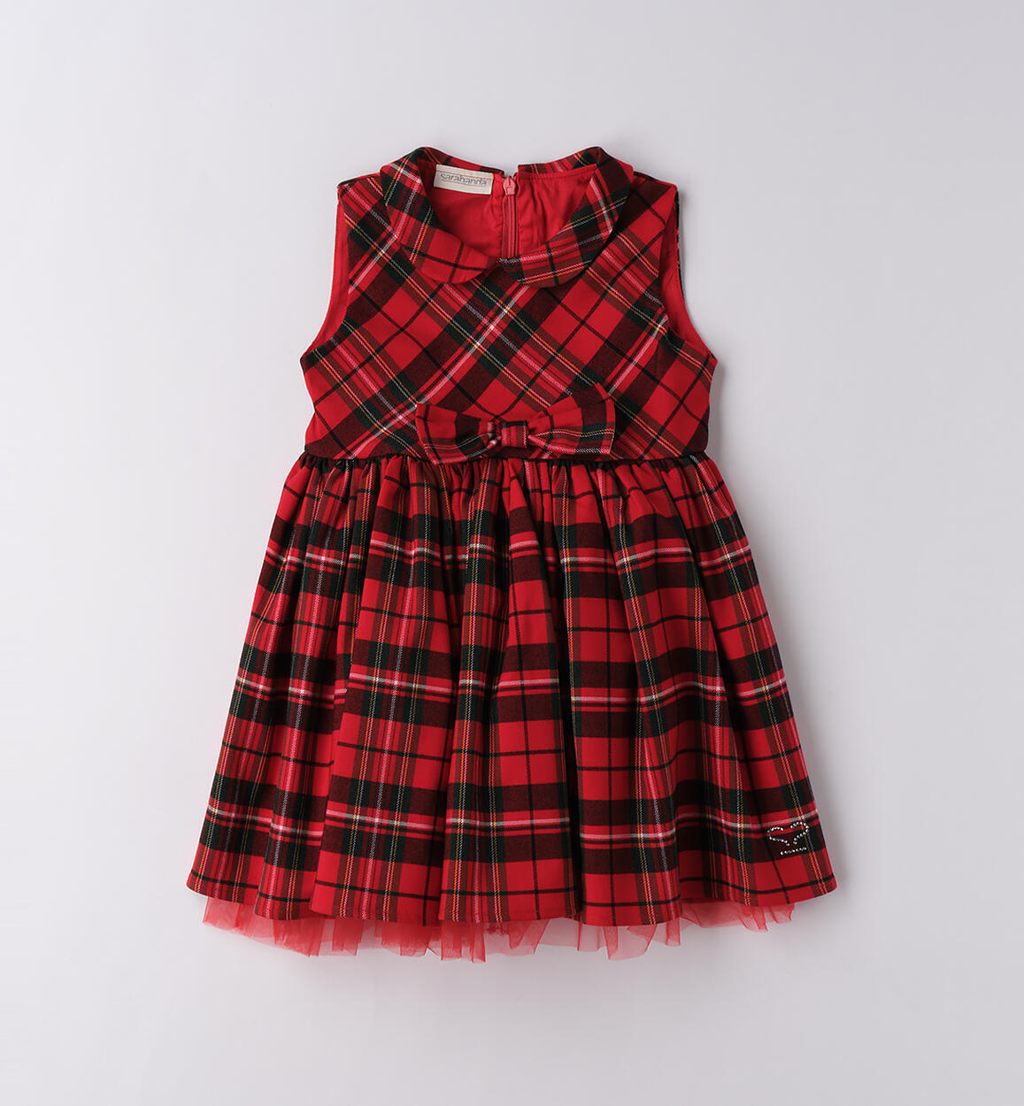 Abito bambina natalizio ROSSO Sarabanda