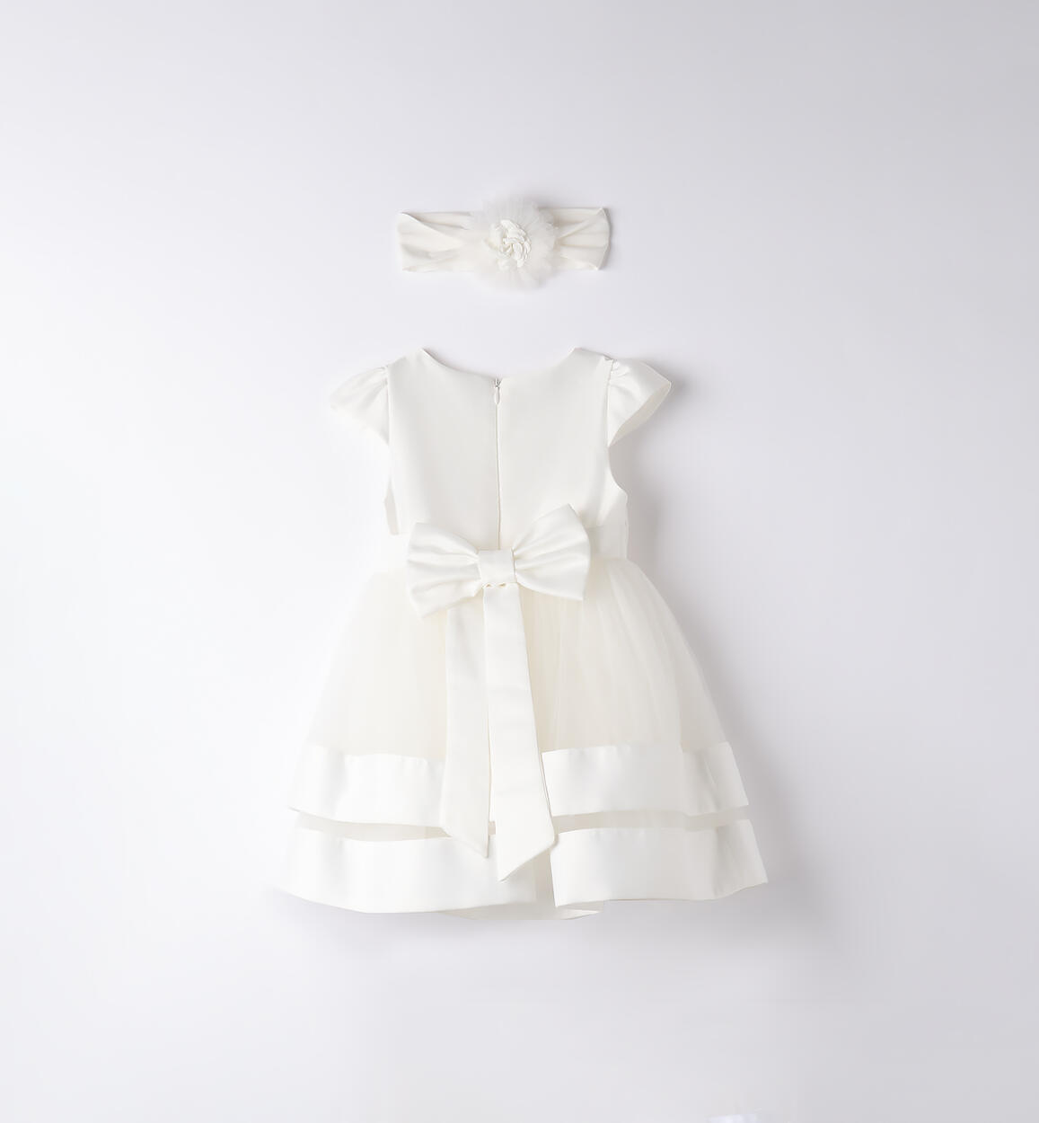 Abito battesimo bimba PANNA-0112 - 0443B71200