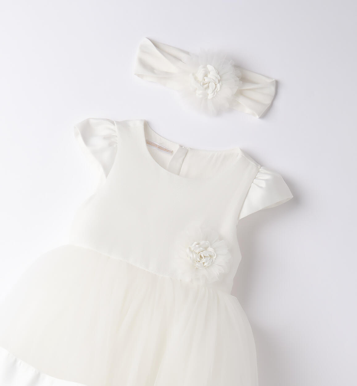 Abito battesimo bimba PANNA-0112 - 0443B71200