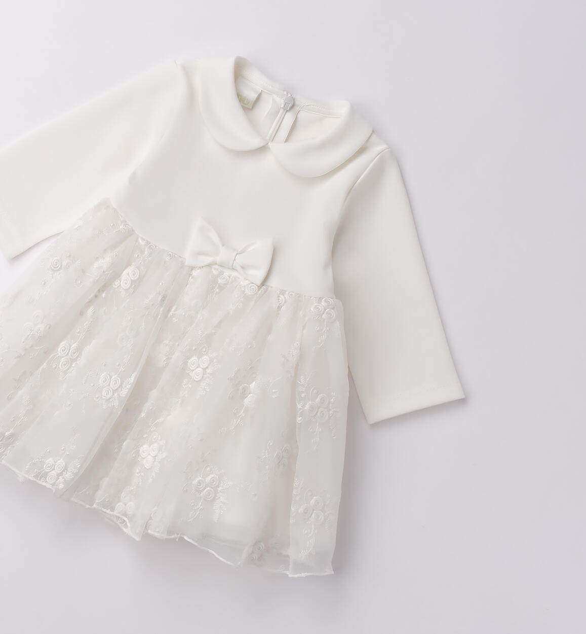 Abito battesimo bimba PANNA-0112 - 0444F09700