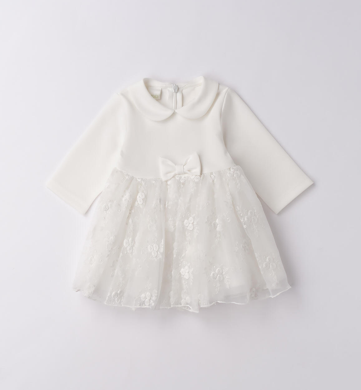 Abito battesimo bimba PANNA-0112 - 0444F09700