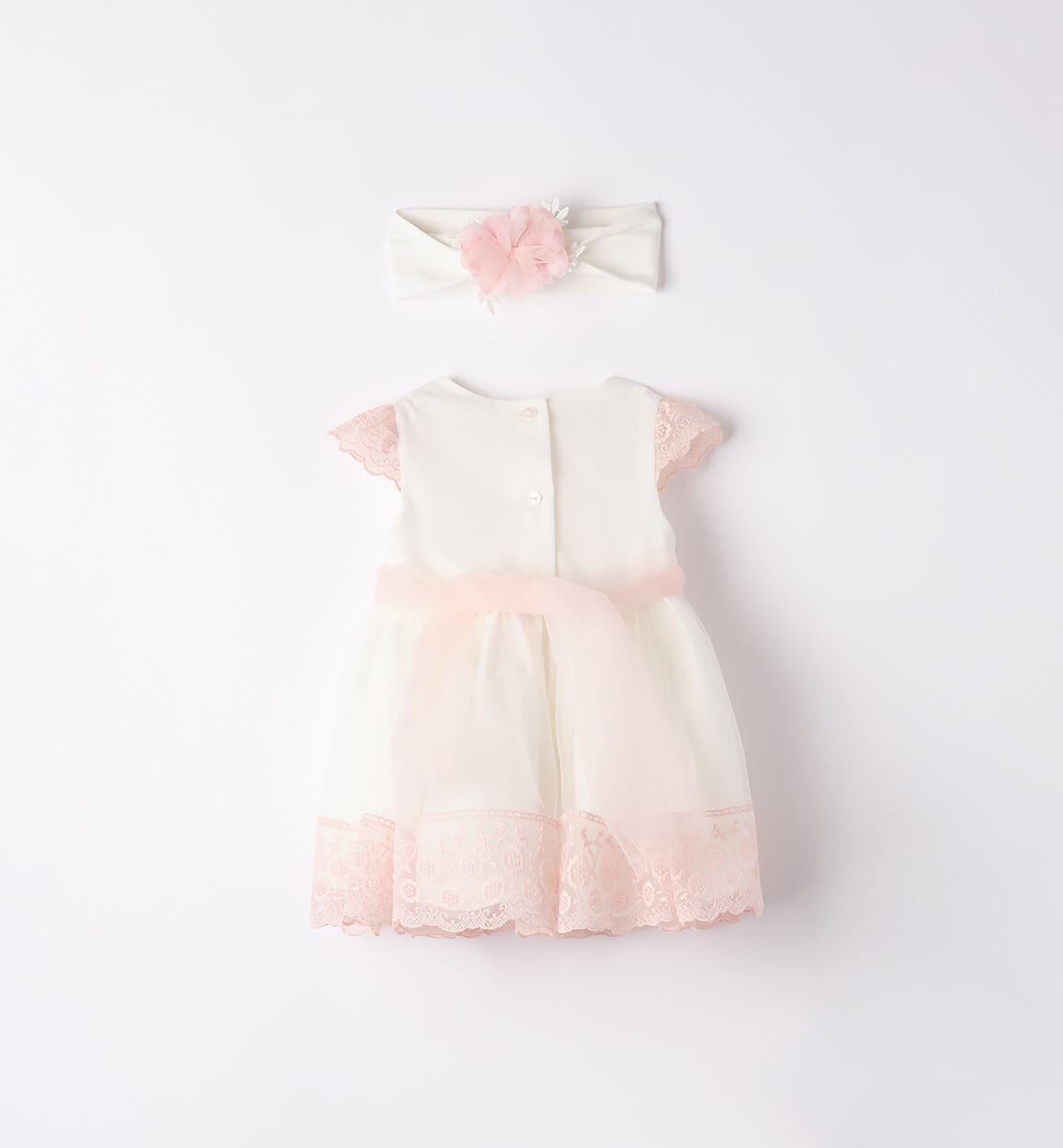 Abito battesimo bimba ROSA-2765 - 0443B71100