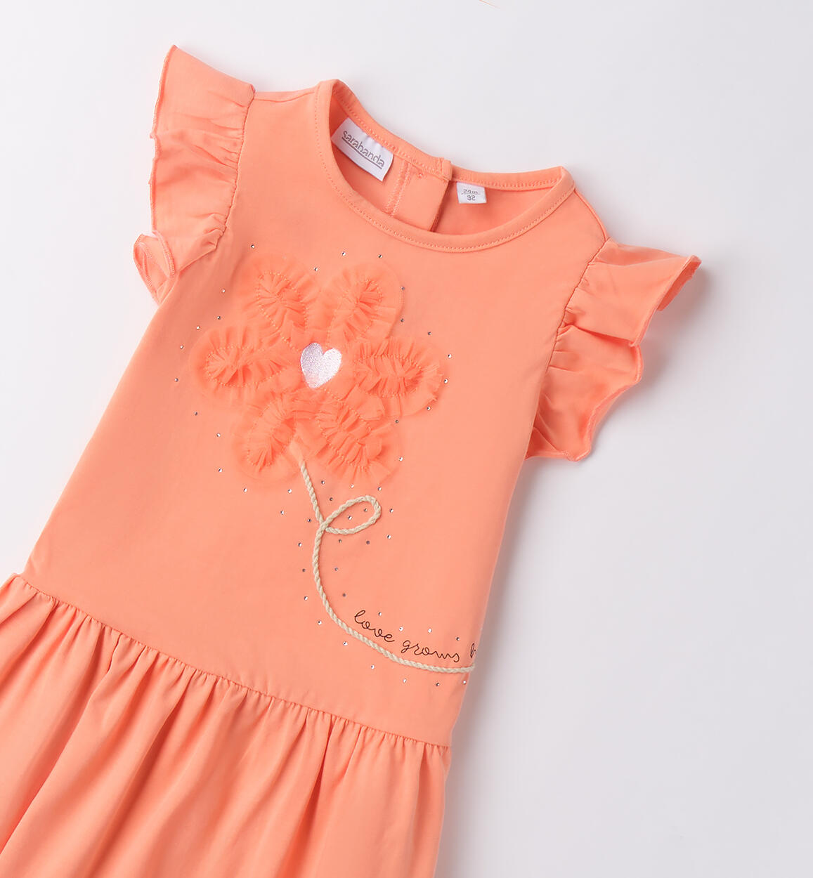 Abito bianco bambina DESERT FLOWER PEACH -2124 - 1450B34300