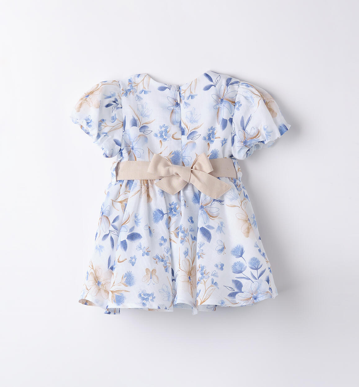 Abito bimba cerimonia BIANCO-AZZURRO-6BDA - 0453B72100