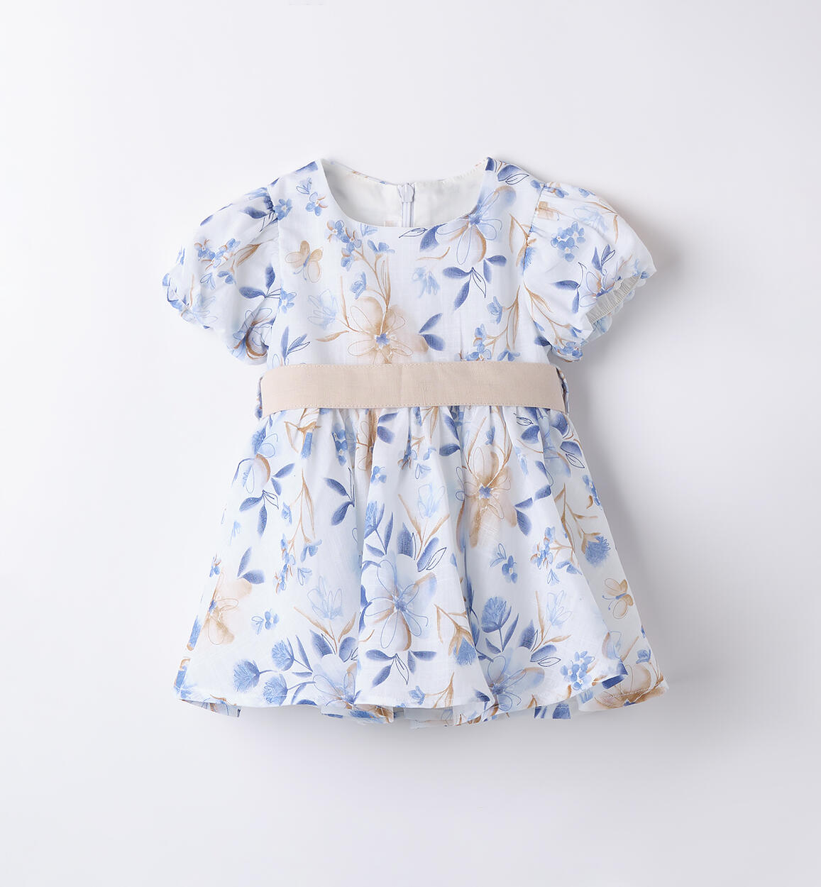 Abito bimba cerimonia BIANCO-AZZURRO-6BDA - 0453B72100