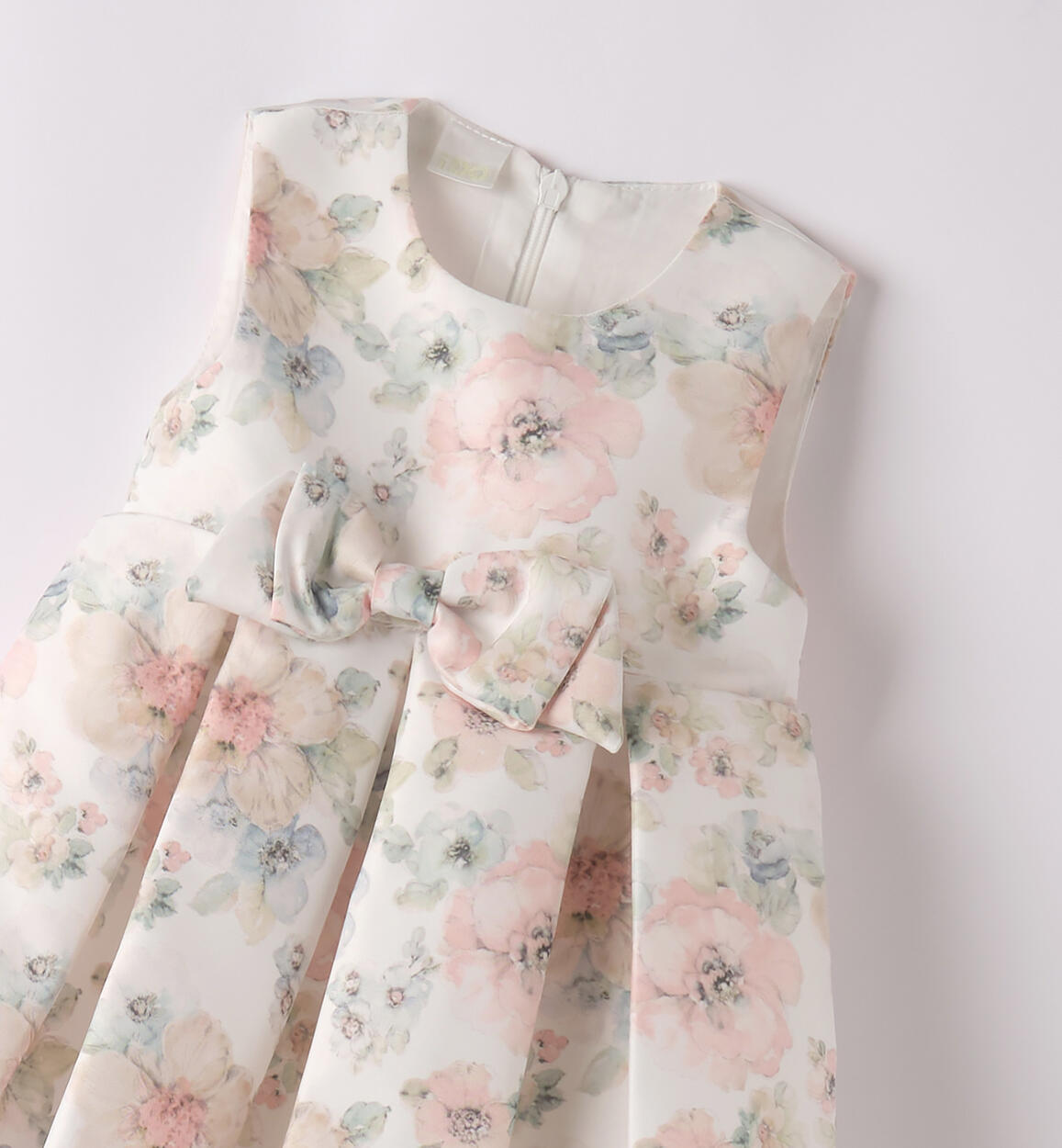 Abito bimba elegante PANNA-ROSA-6BFR - 0444B11500