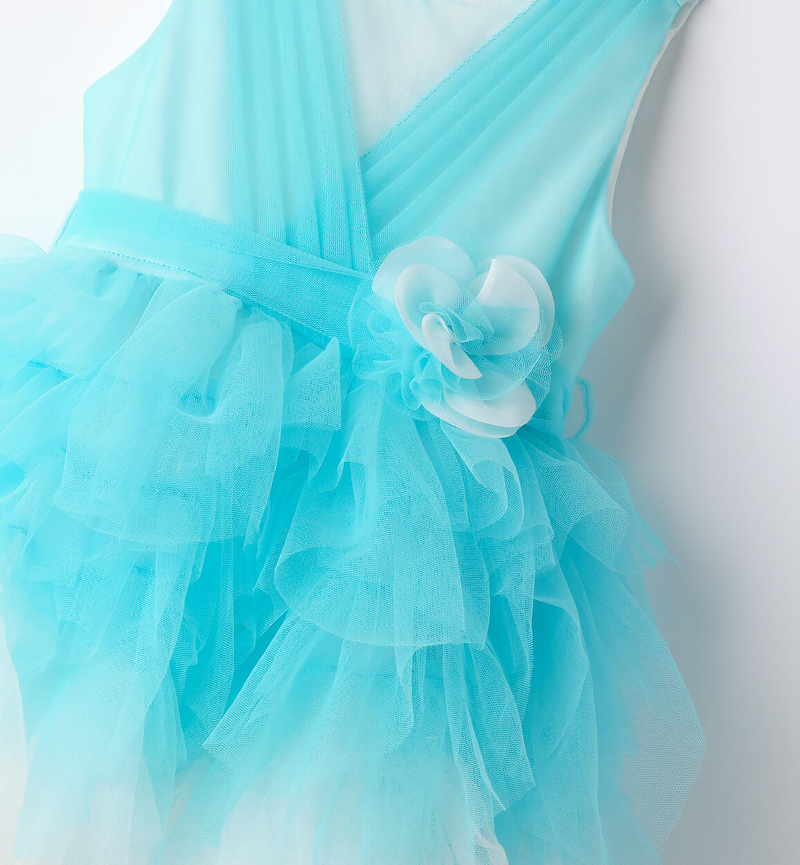 Abito cerimonia per bambina TURCHESE-4412 - 1444B34000