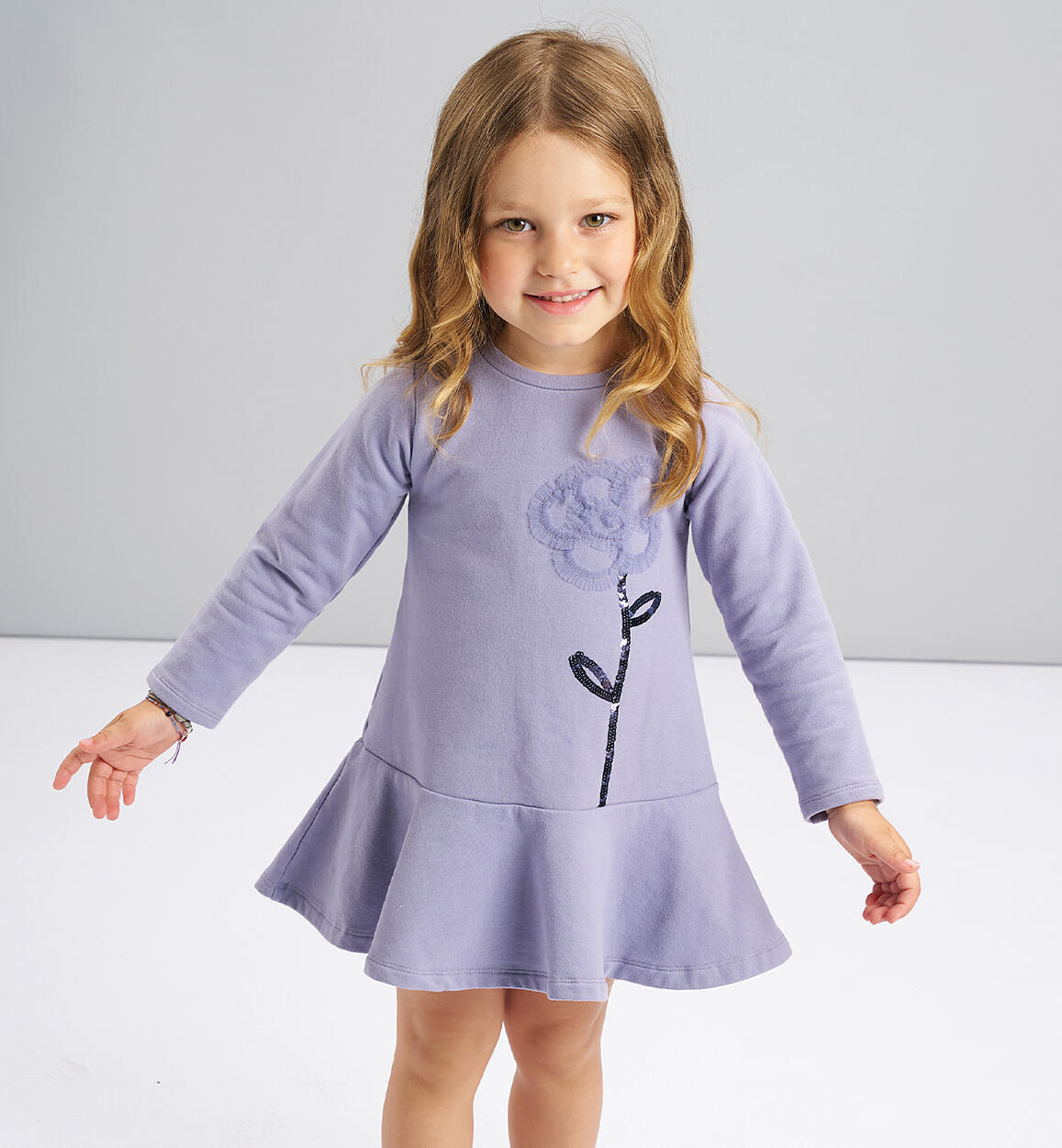 Abito da bambina GRIGIO iDO